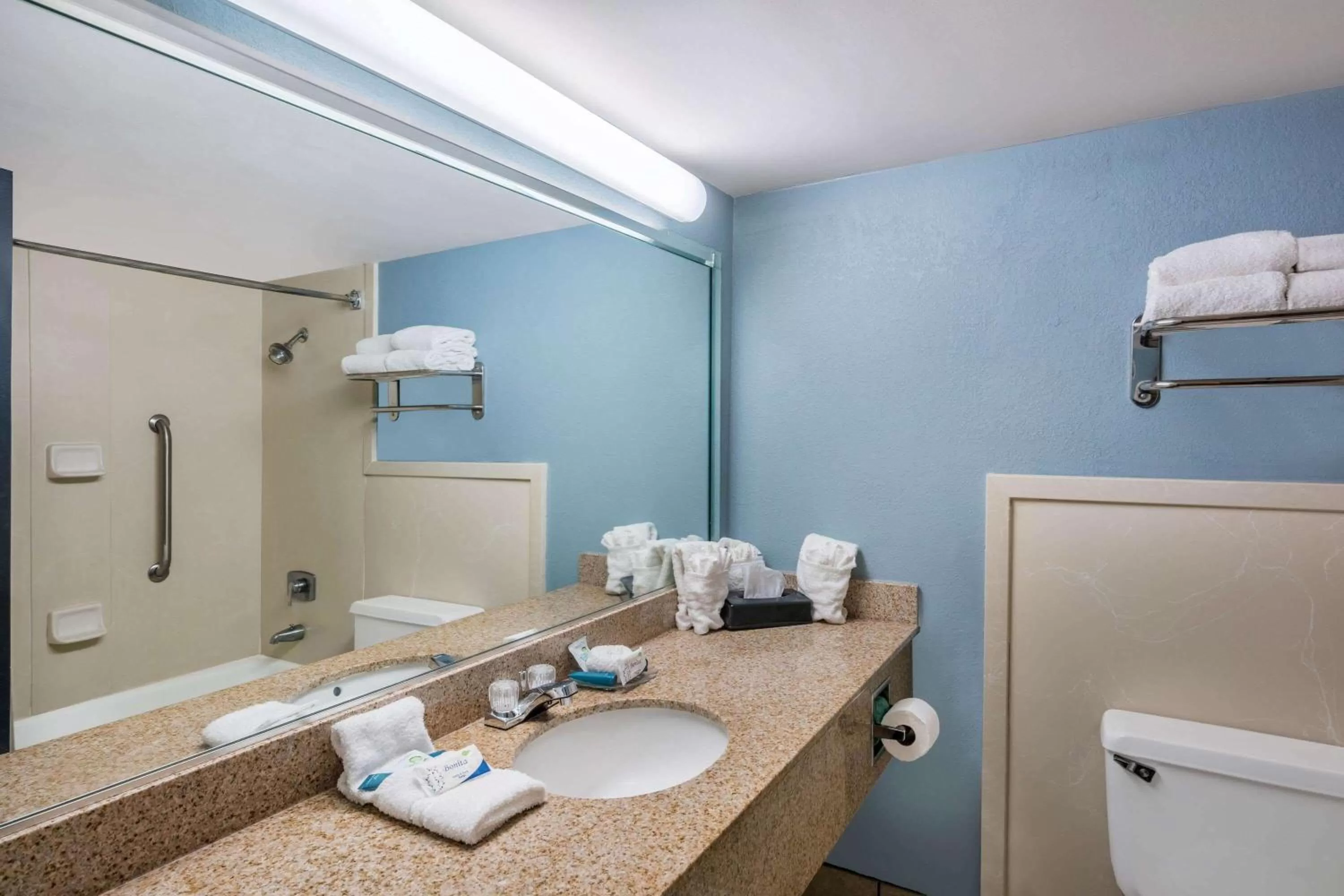 Bathroom in Travelodge by Wyndham Memphis Airport/Graceland