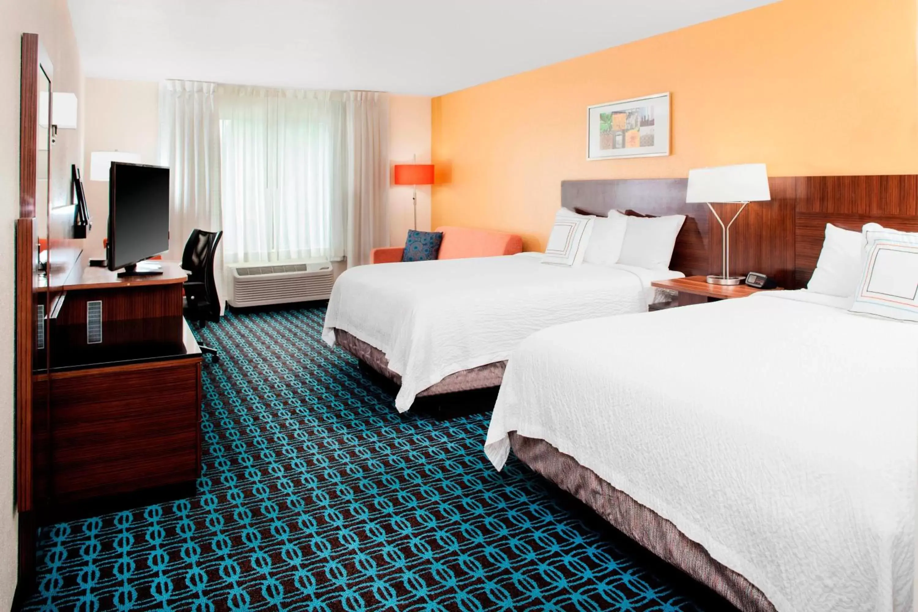 Double Room with Two Double Beds in Fairfield Inn & Suites Macon Double Room with Two Double Beds in Fairfield Inn & Suites Macon