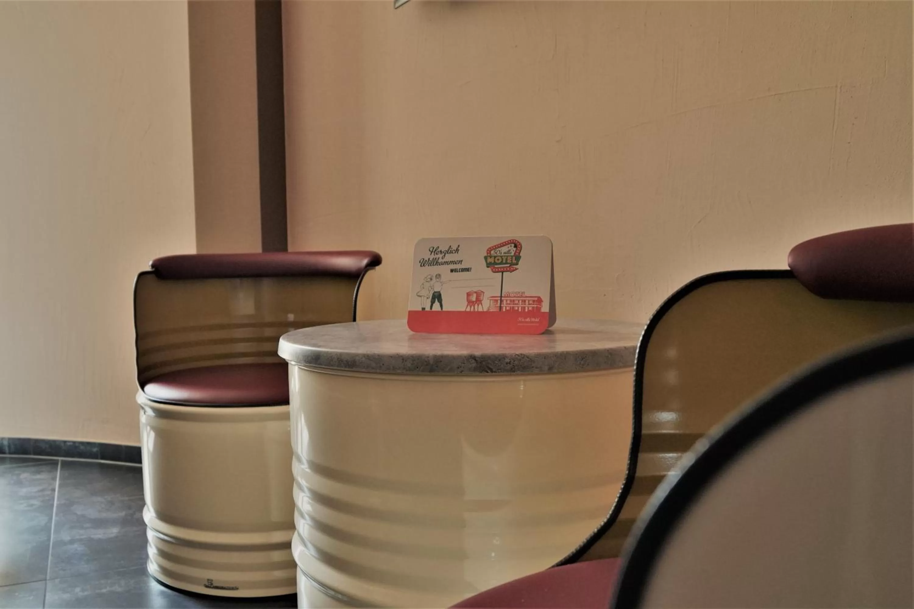 Decorative detail in Themenhotel 50's Ville Motel