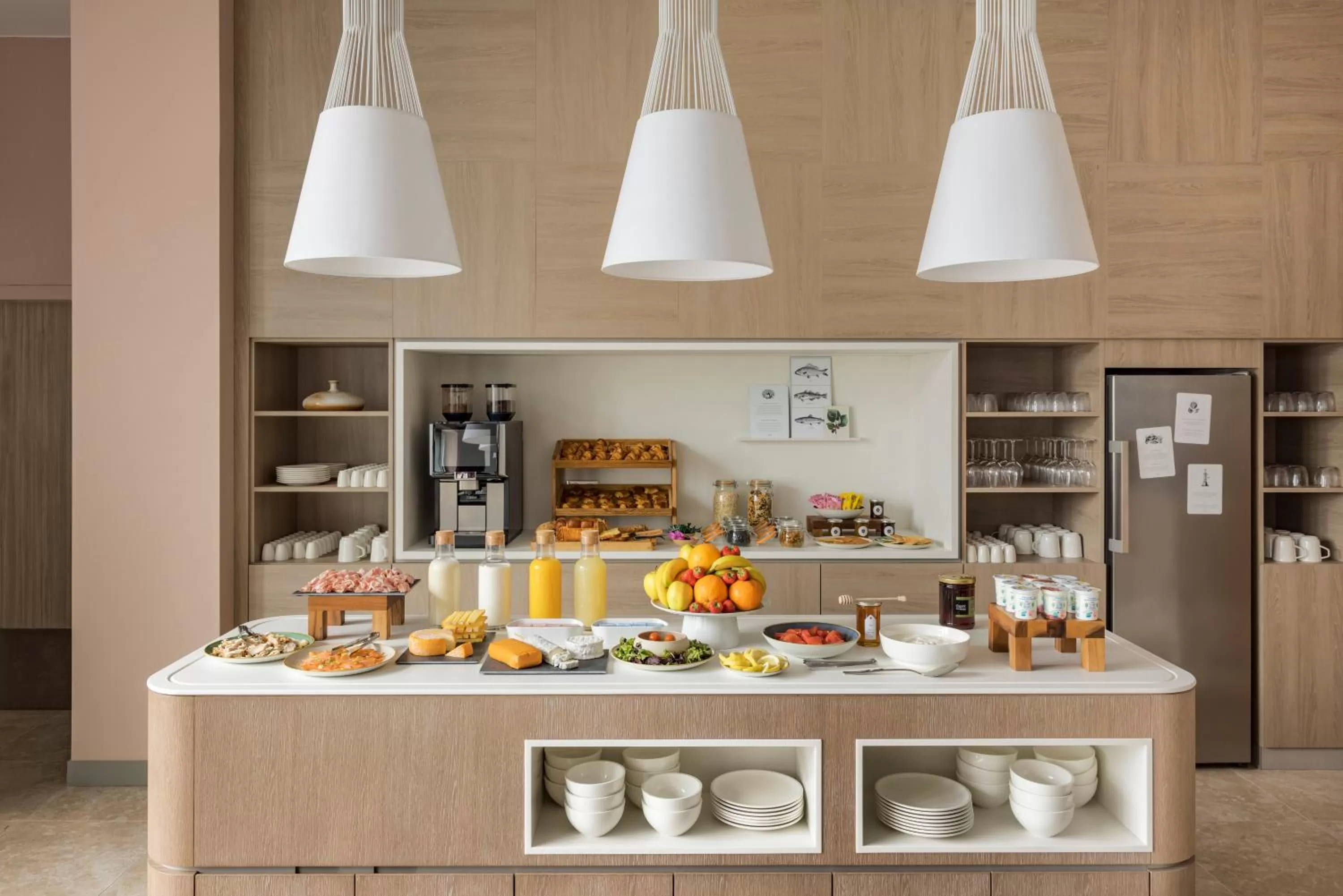 Buffet breakfast in OKKO Hotels Lille Centre