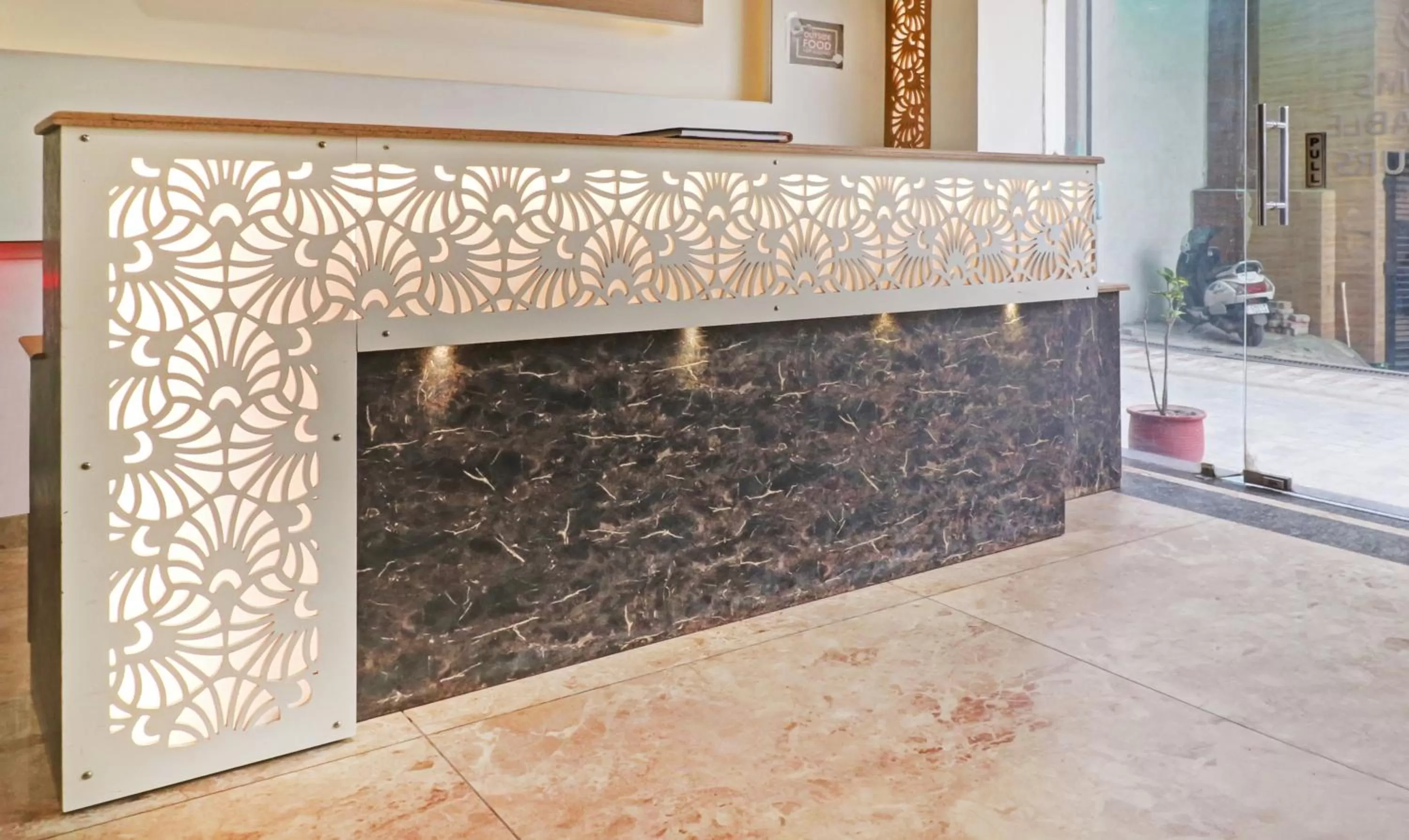 Lobby or reception in Treebo Magnum Chandigarh