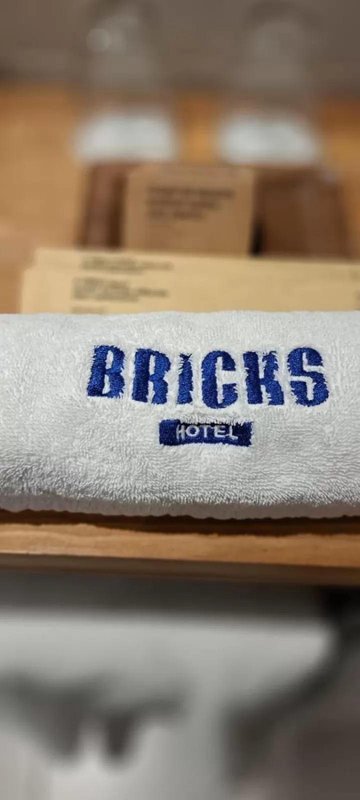towels, Property Logo/Sign in Bricks Hotel