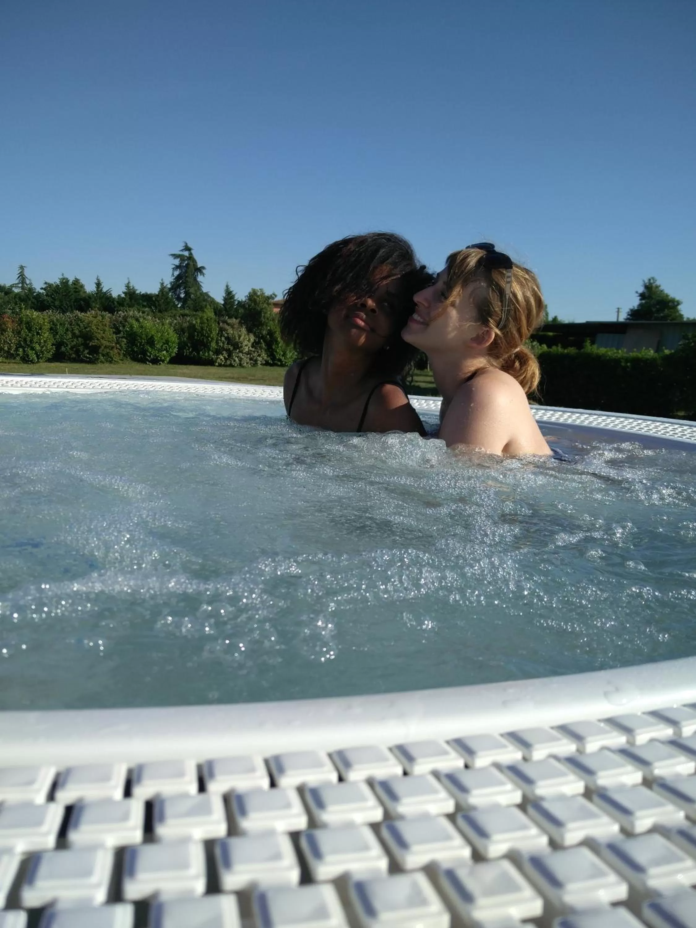 group of guests in Casale dei Gelsi