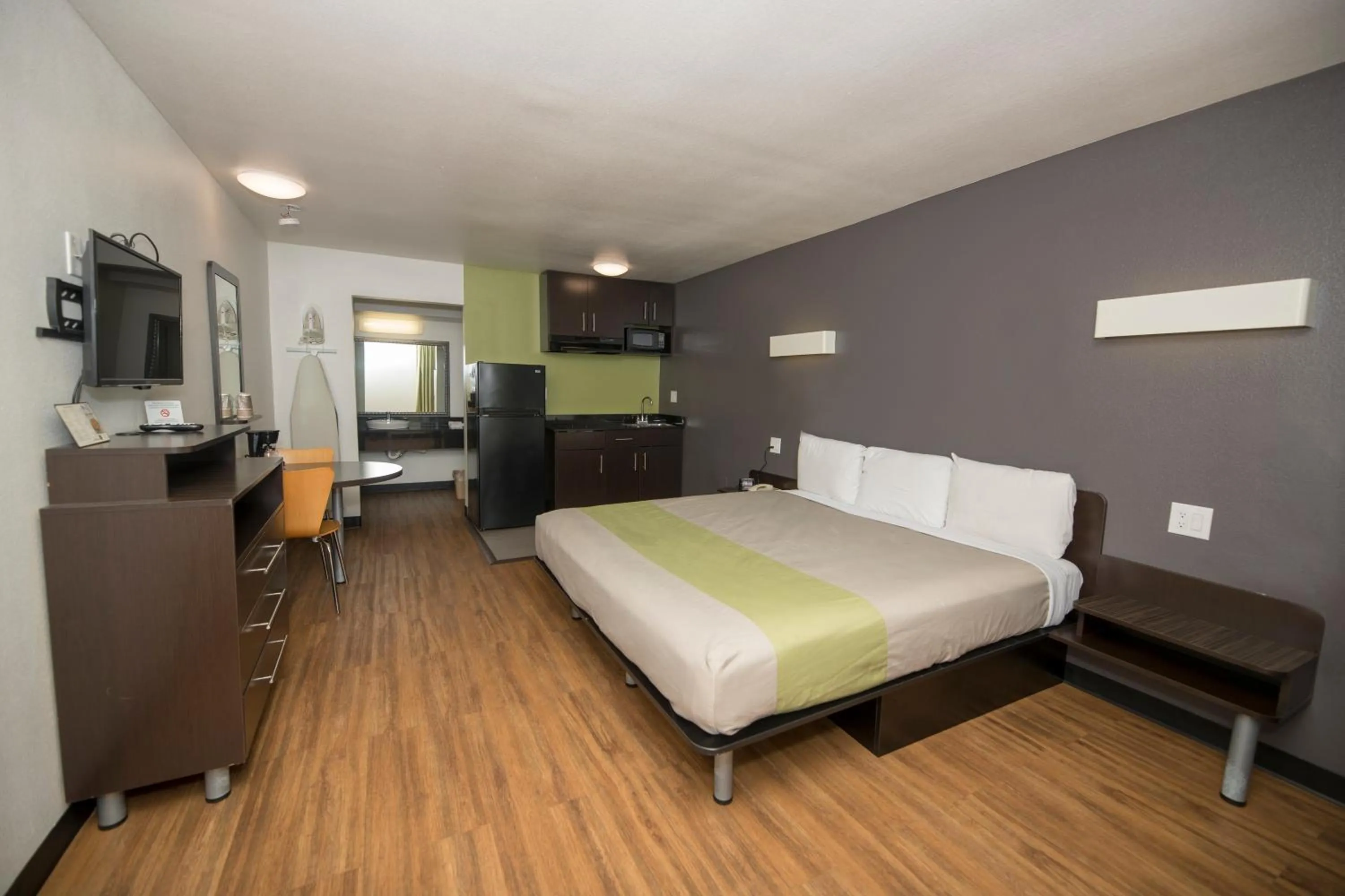 Bed in Studio 6-Tyler, TX