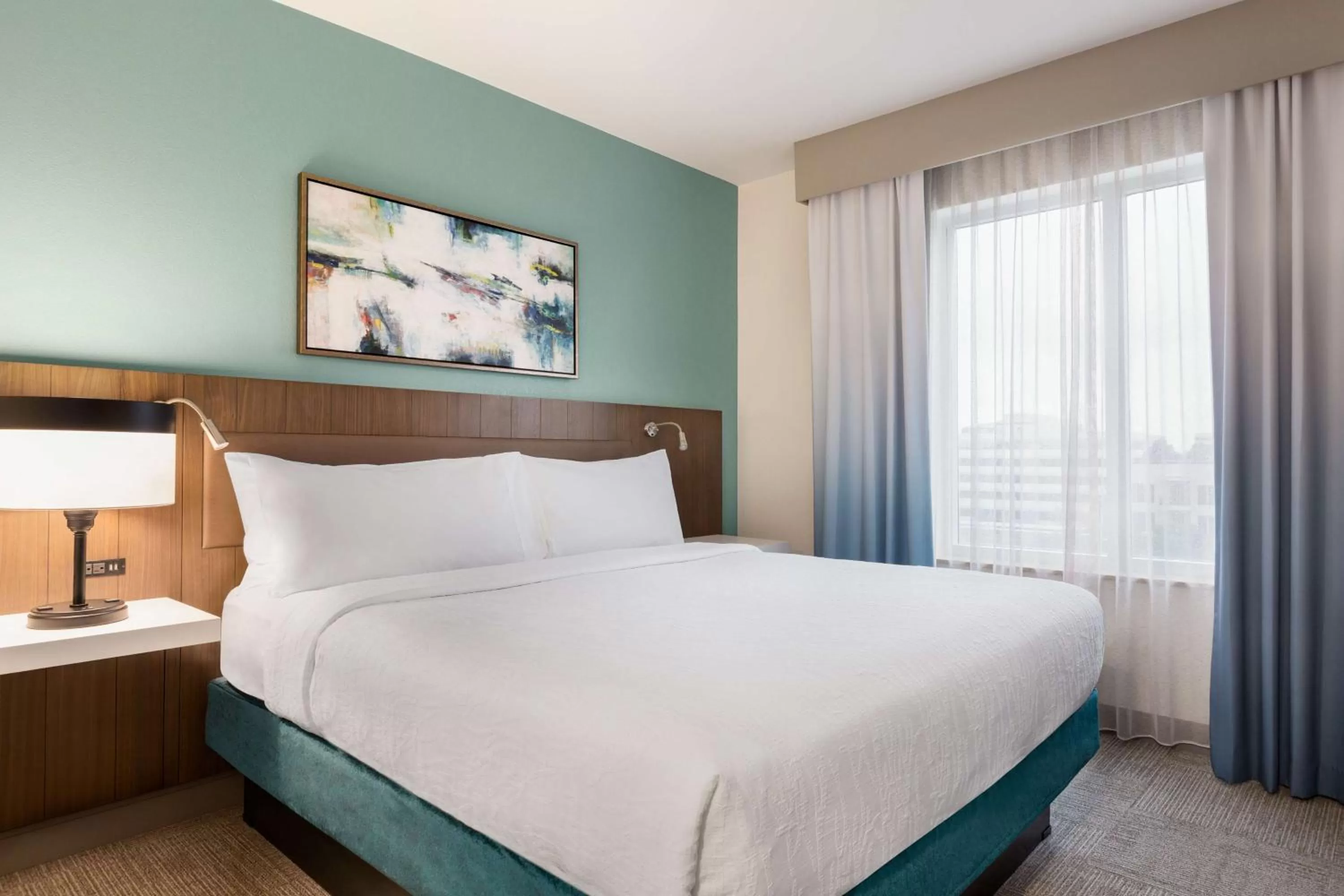 Bed in Hilton Garden Inn Houston Energy Corridor