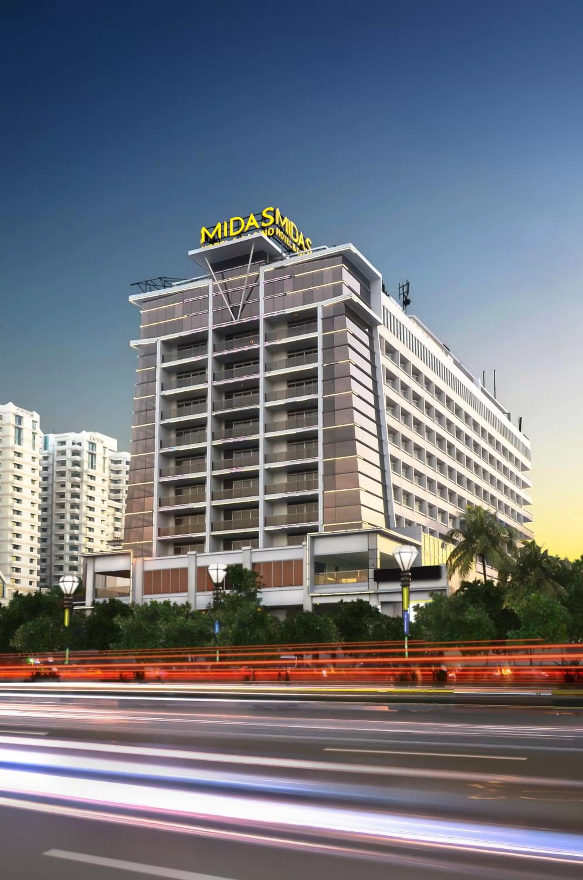 Facade/entrance in Midas Hotel and Casino