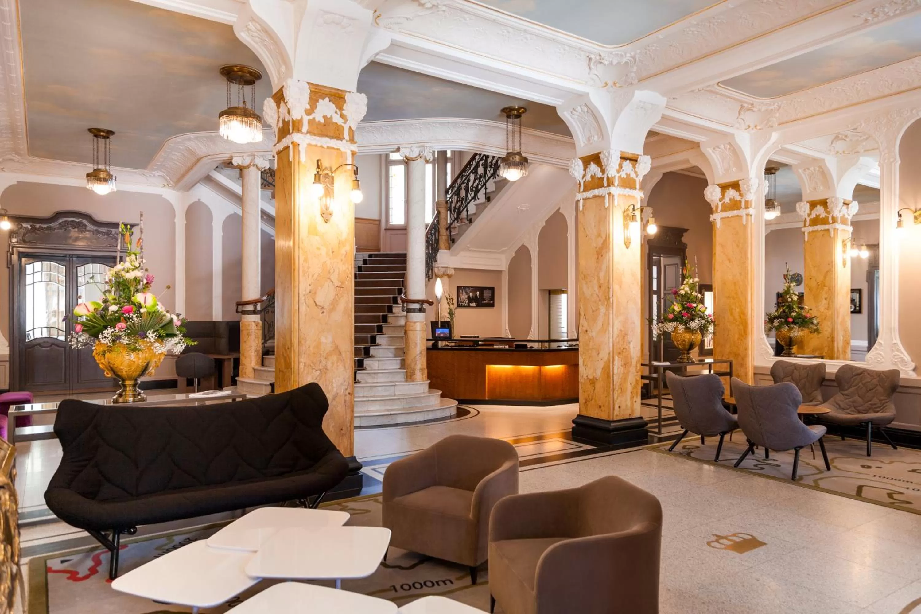 Lobby or reception in Royal St. Georges Hotel Interlaken - MGallery Collection