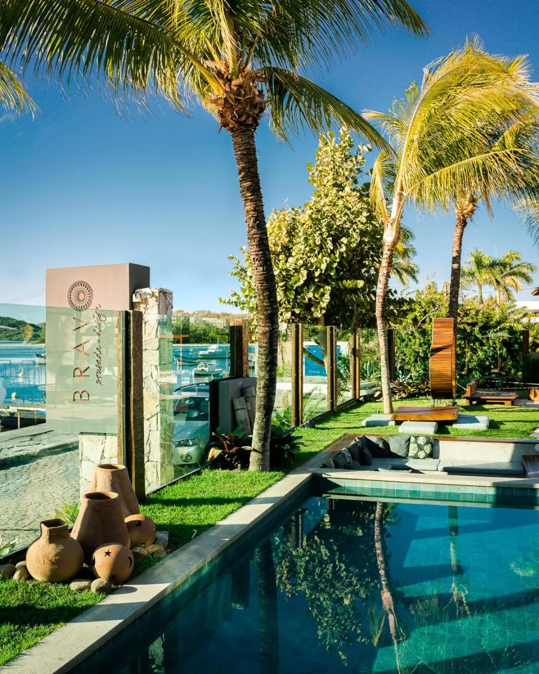 Pool view, Swimming Pool in Bravo Pousada Design