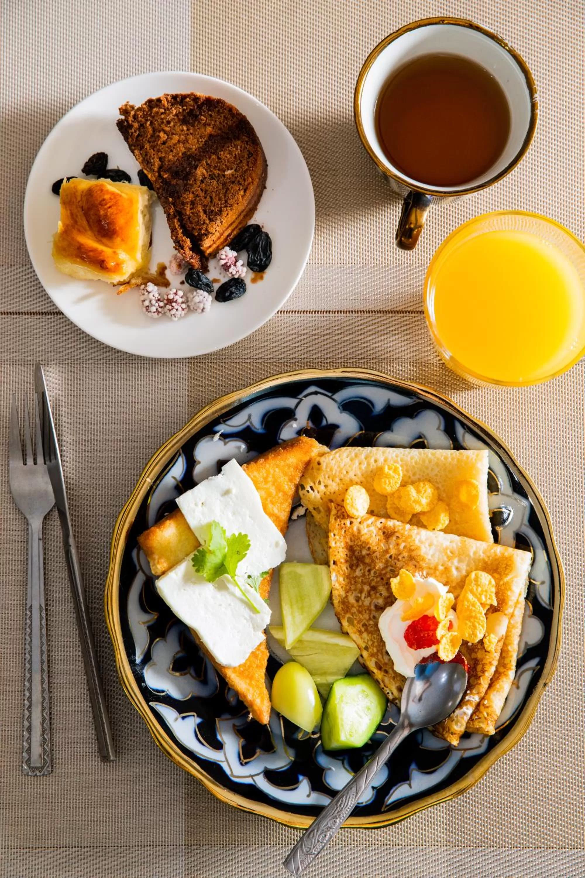 Breakfast in Stella Hotel Tashkent