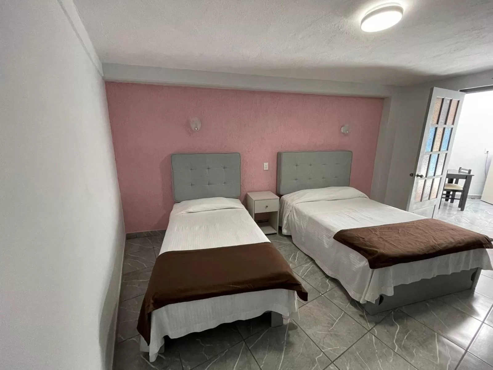 Bed in Hotel Hacienda de Cobos