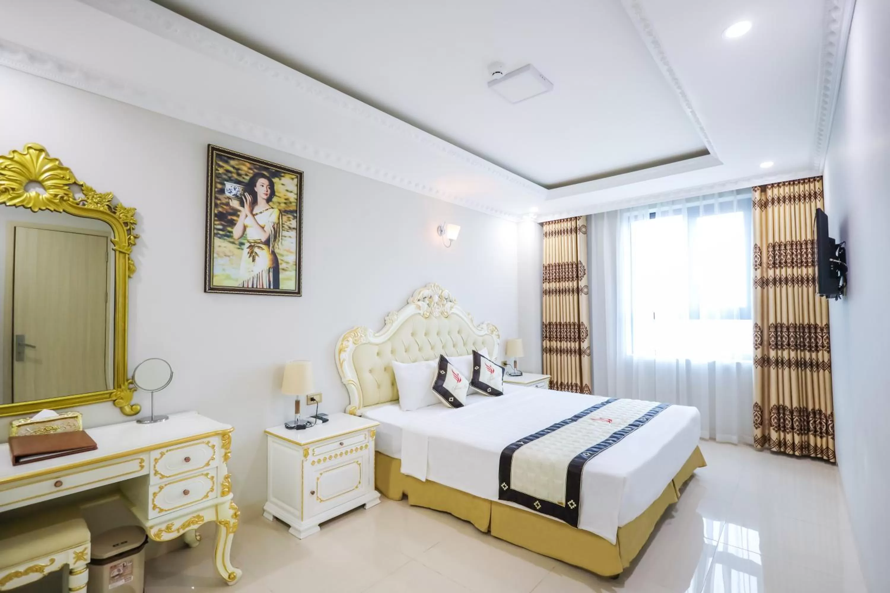 Bed in Khách Sạn Phượng Hoàng 3