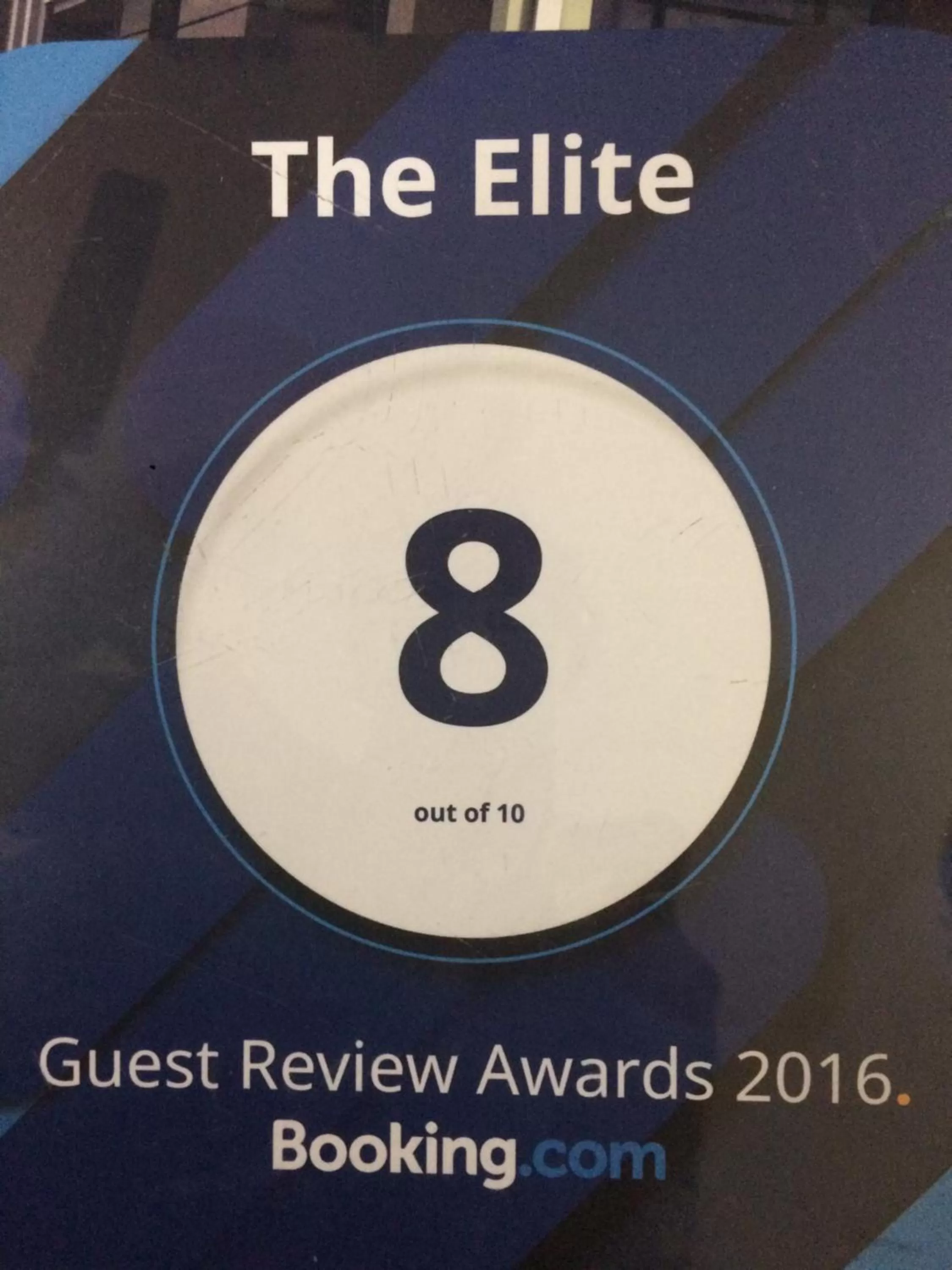 Certificate/Award in The Elite Apartment Hotel