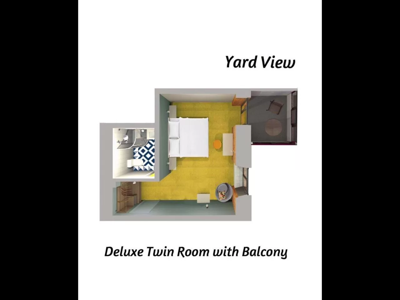 Floor Plan in Four Rooms City