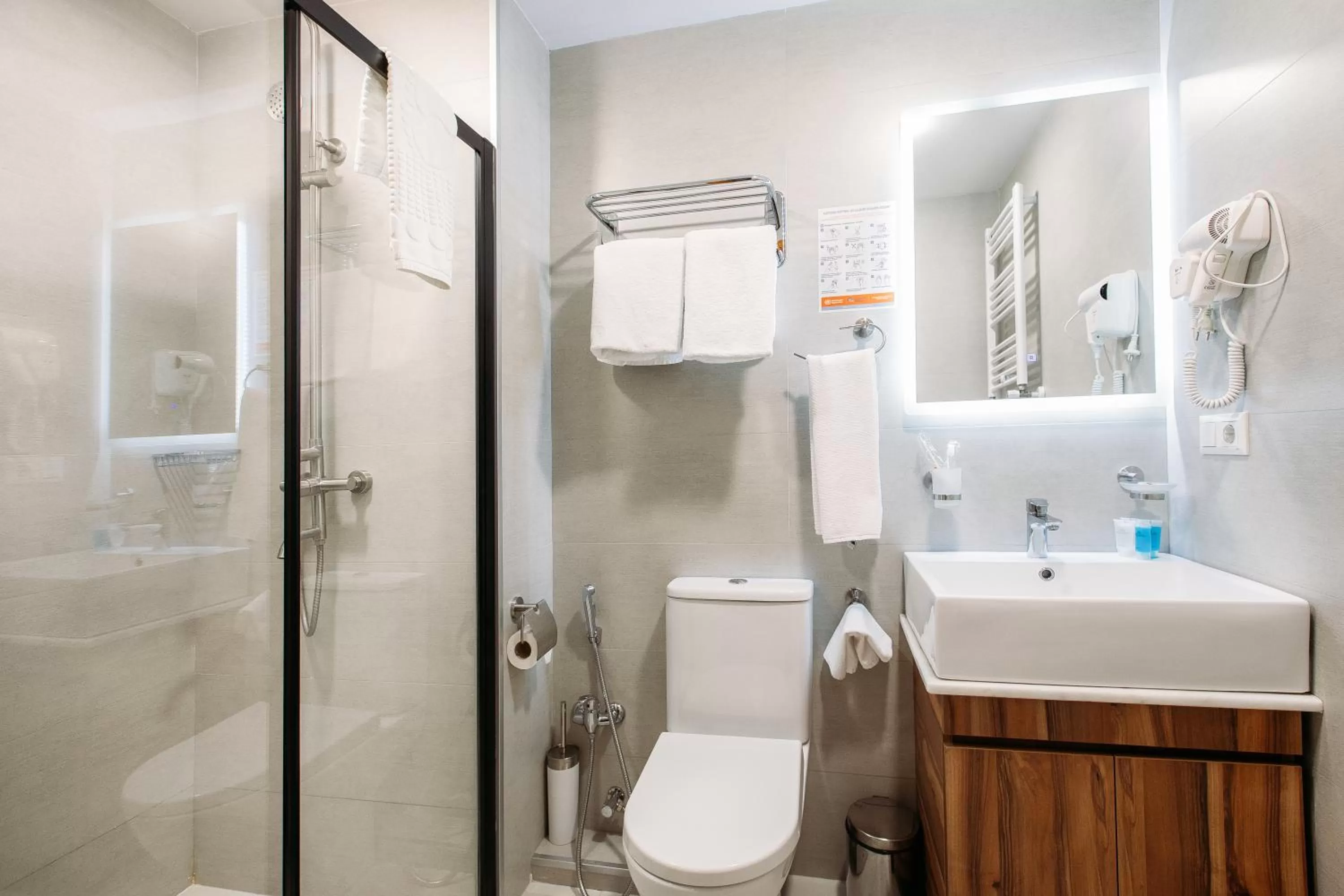 Shower in Address Boutique Hotel