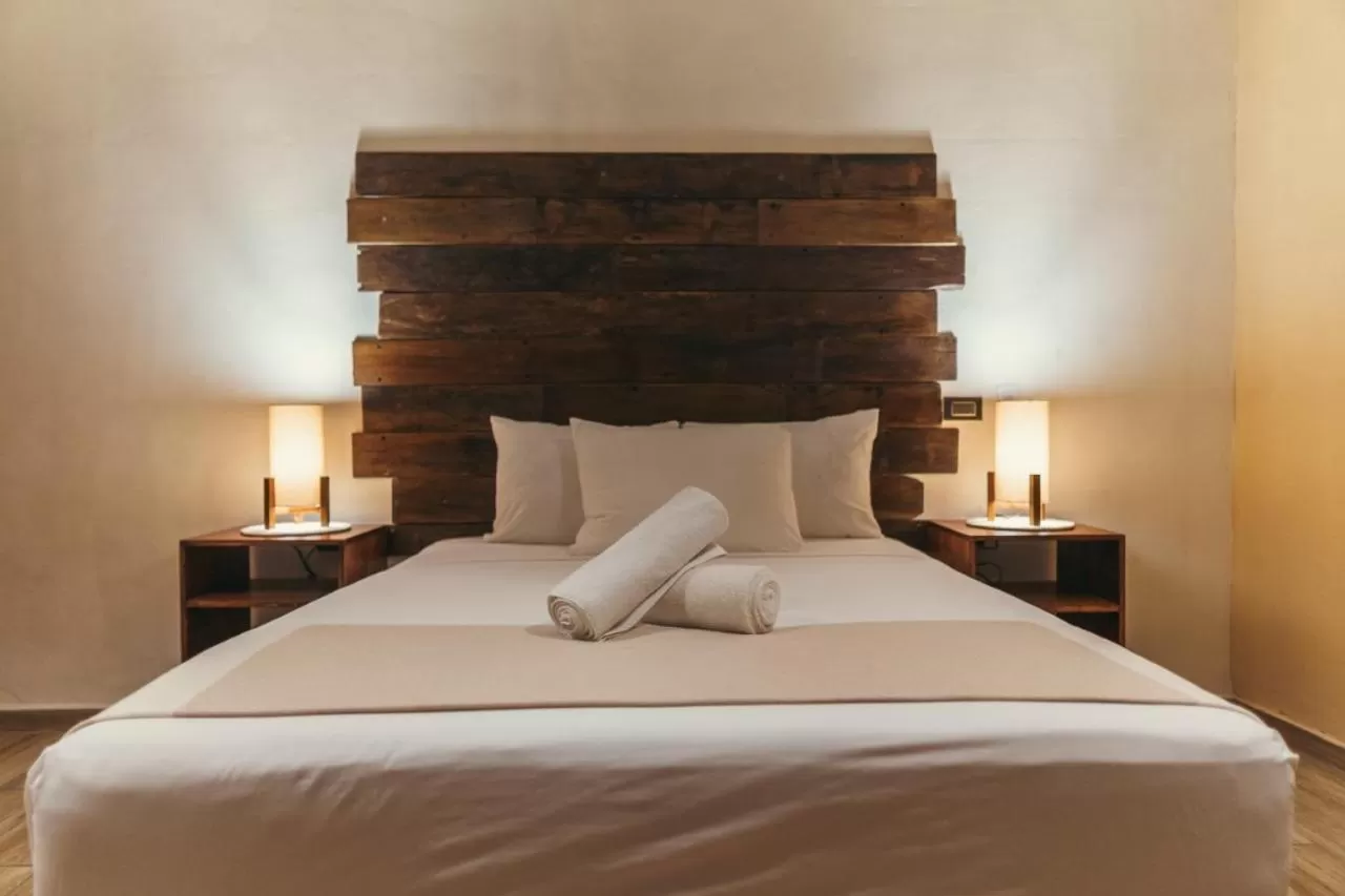 Bed in Hotel Sur Bacalar