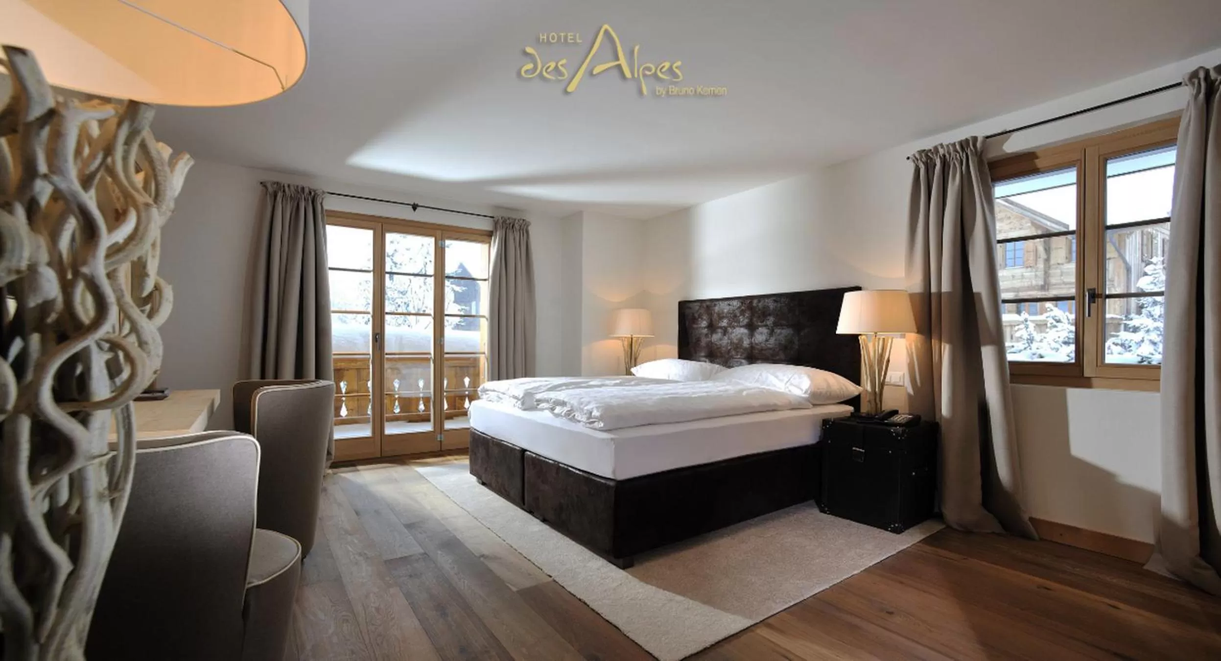 Day, Bed in Hotel des Alpes Superieur