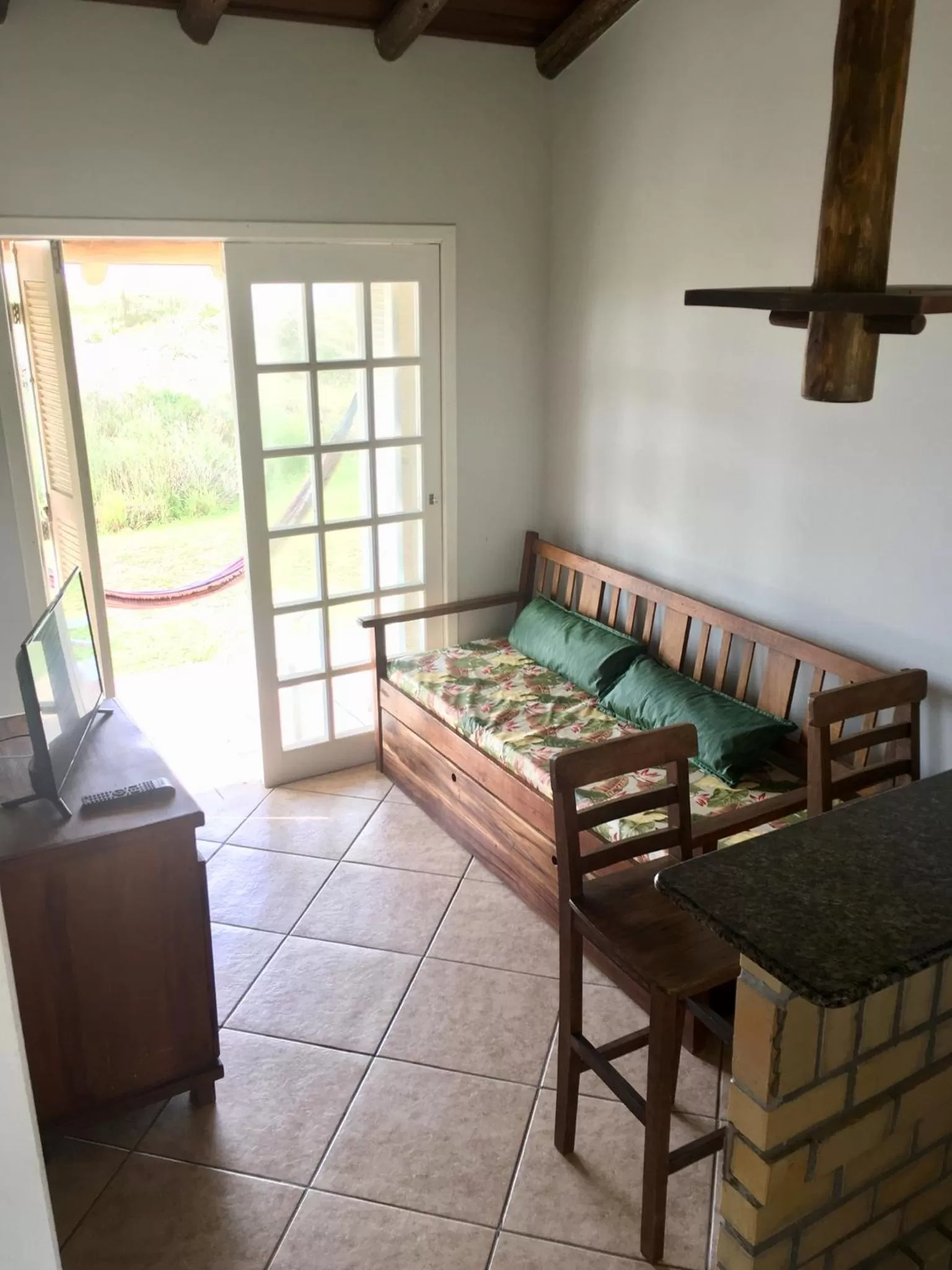 Living room in Pousada dos Sambaquis
