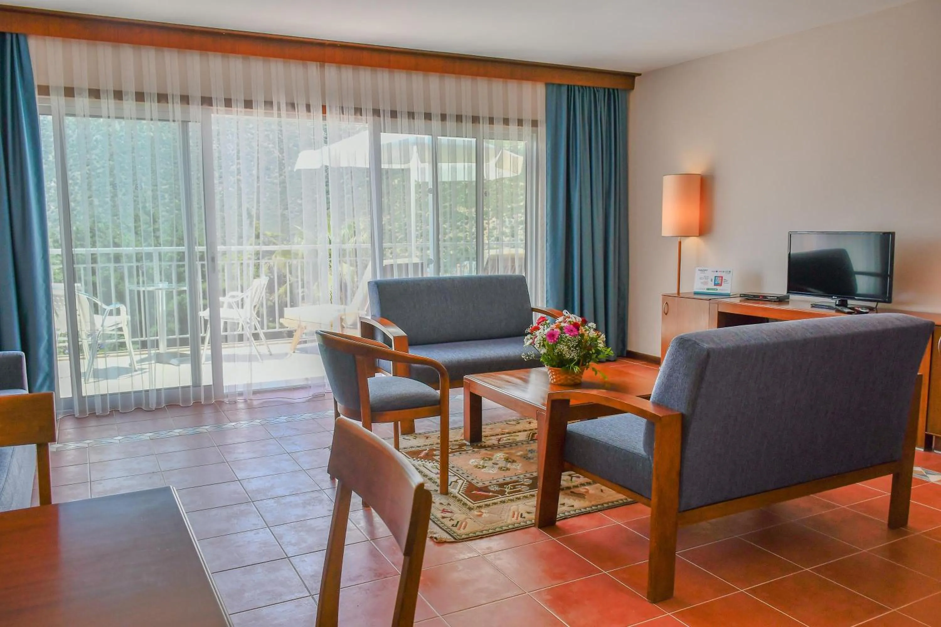 Seating area in Happy Hotel Kalkan