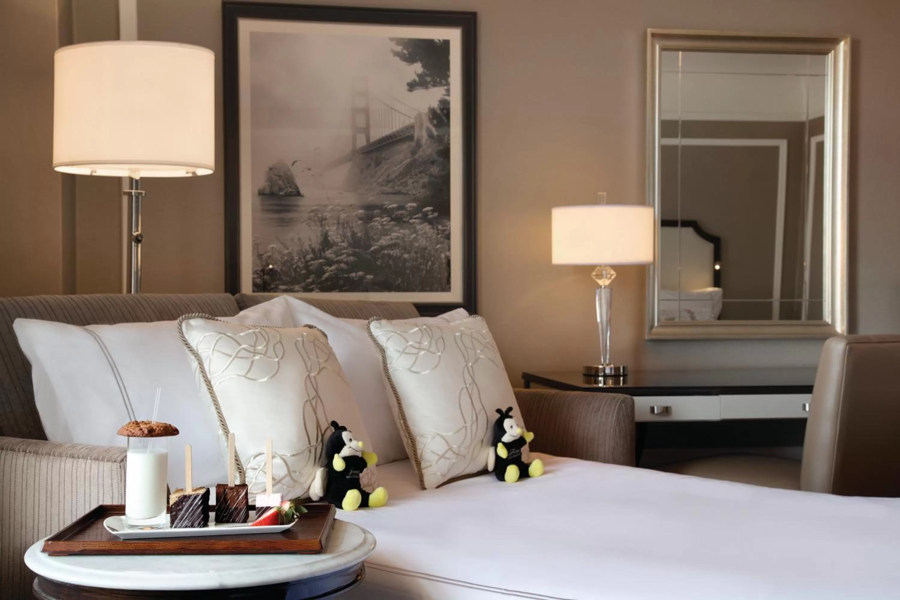 Bed in Fairmont San Francisco