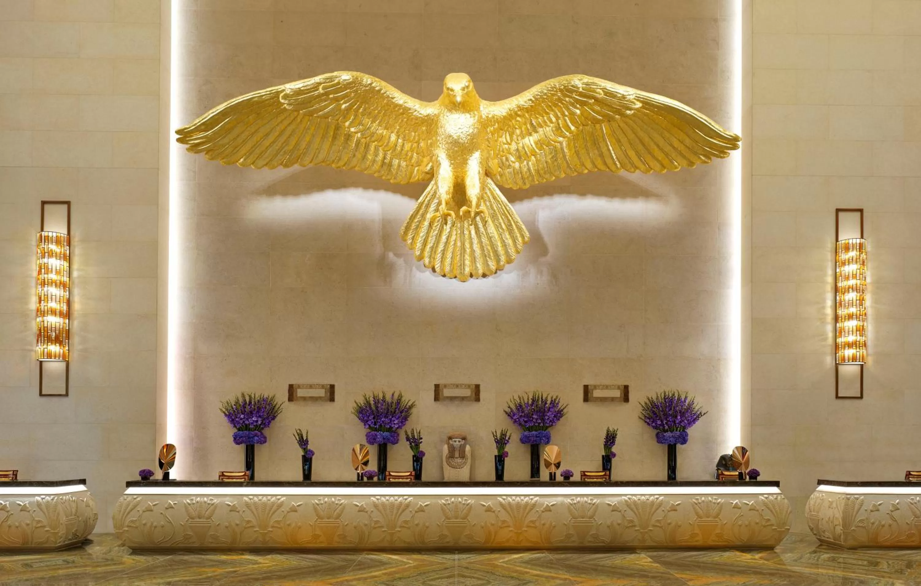 Lobby or reception in Sofitel Dubai The Obelisk