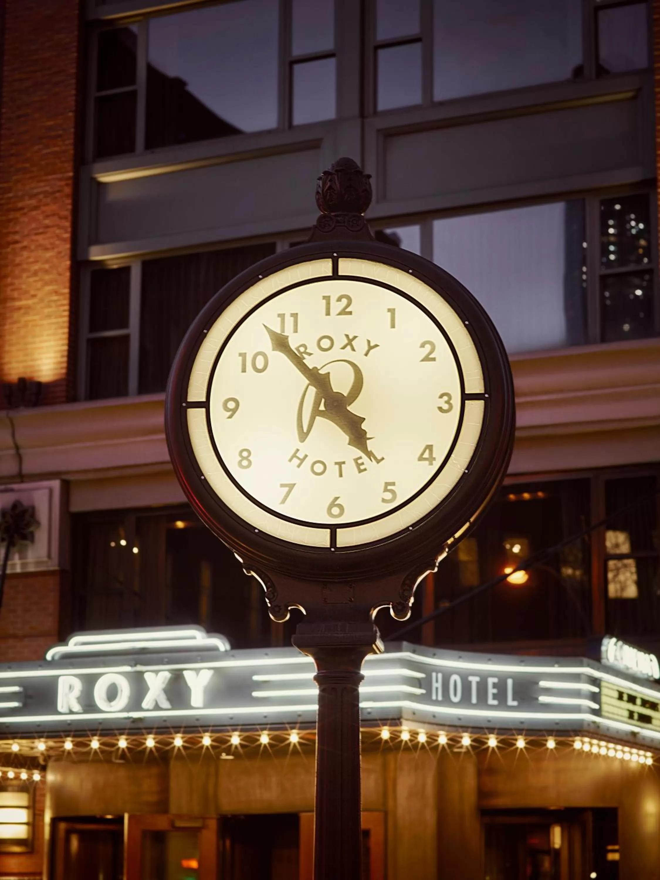 Facade/entrance in Roxy Hotel New York