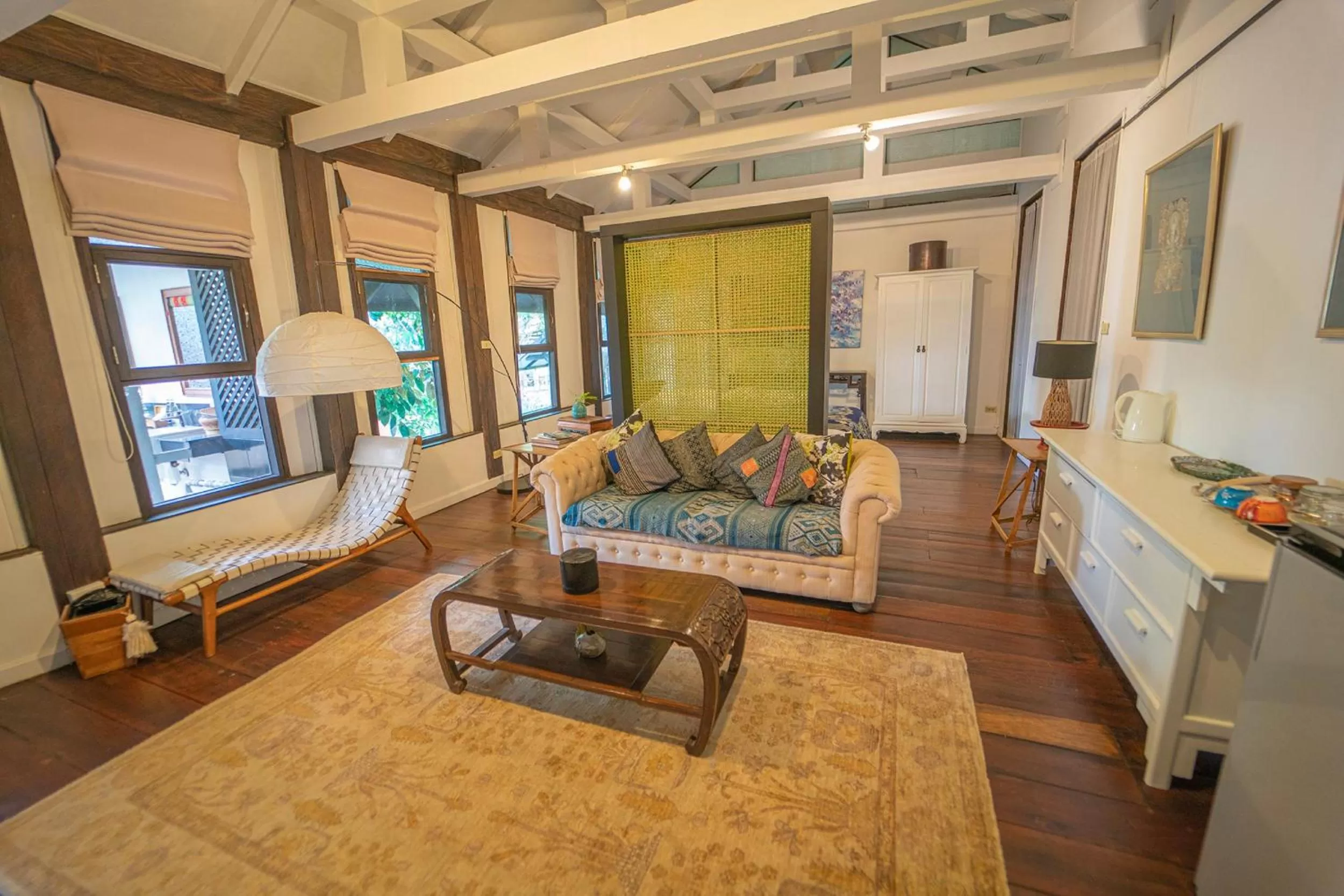 Living room in Baan Suan Residence เฮือนพักบ้านสวน