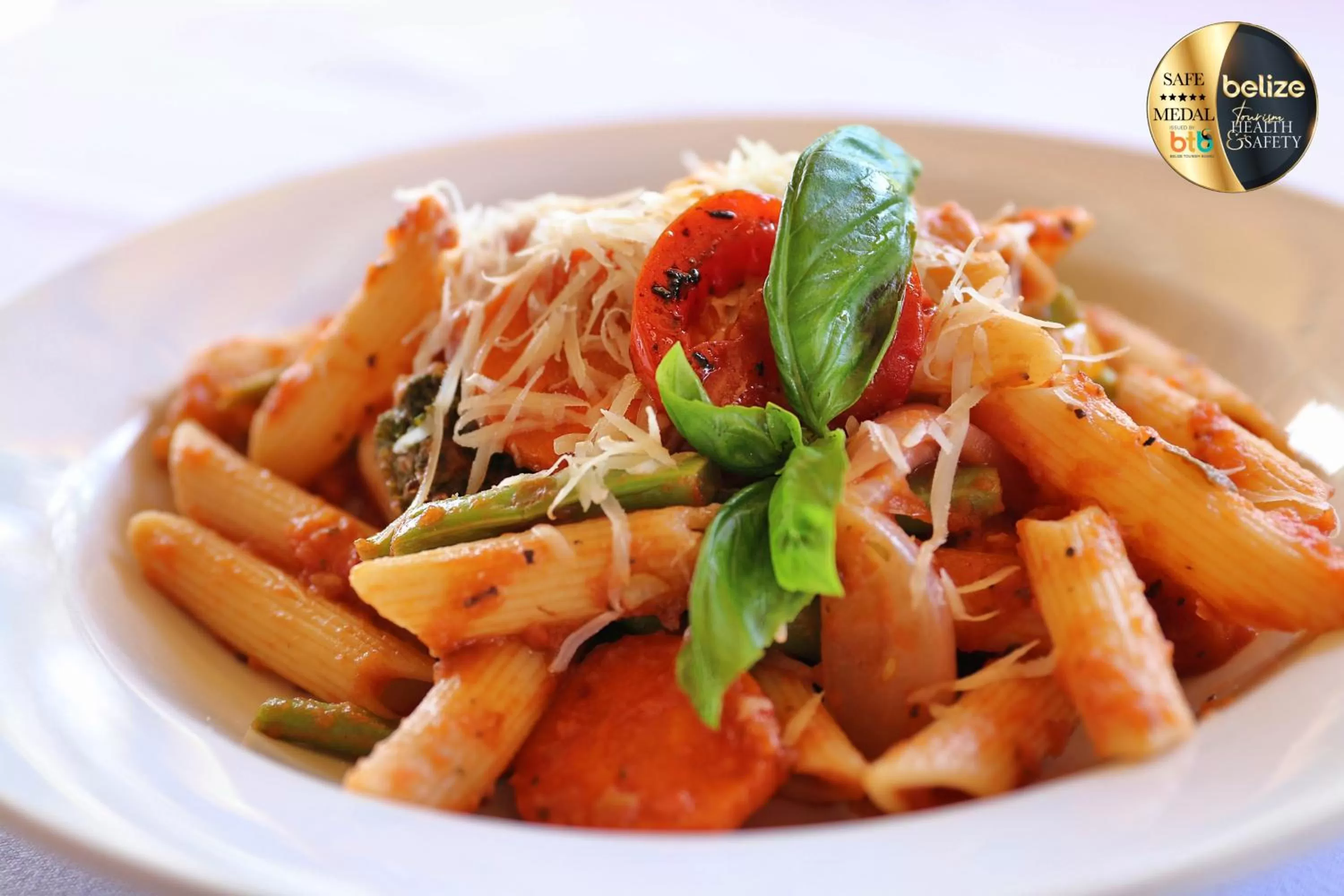 Food close-up in Portofino Beach Resort-An Authentic Island Escape!