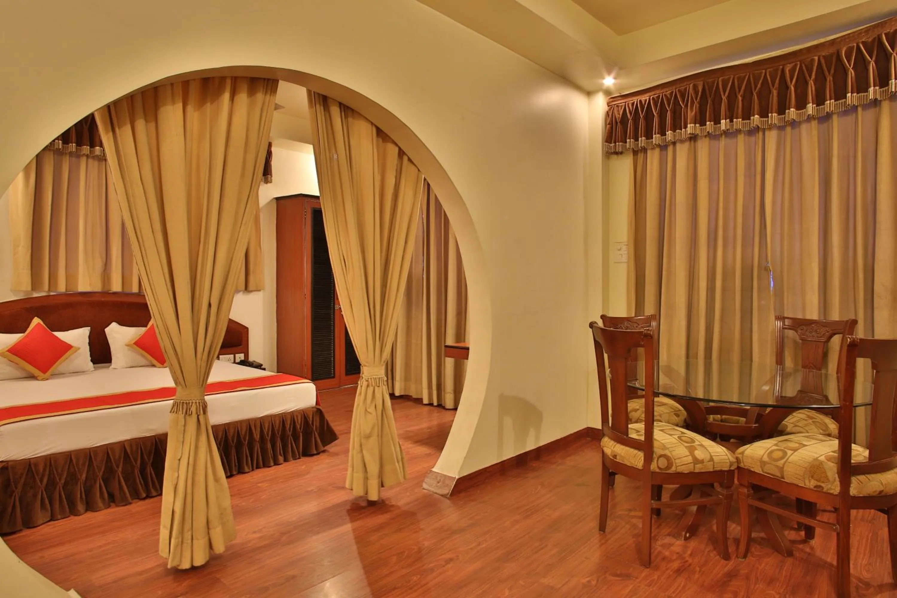 Bed in Hotel The Grand Chandiram