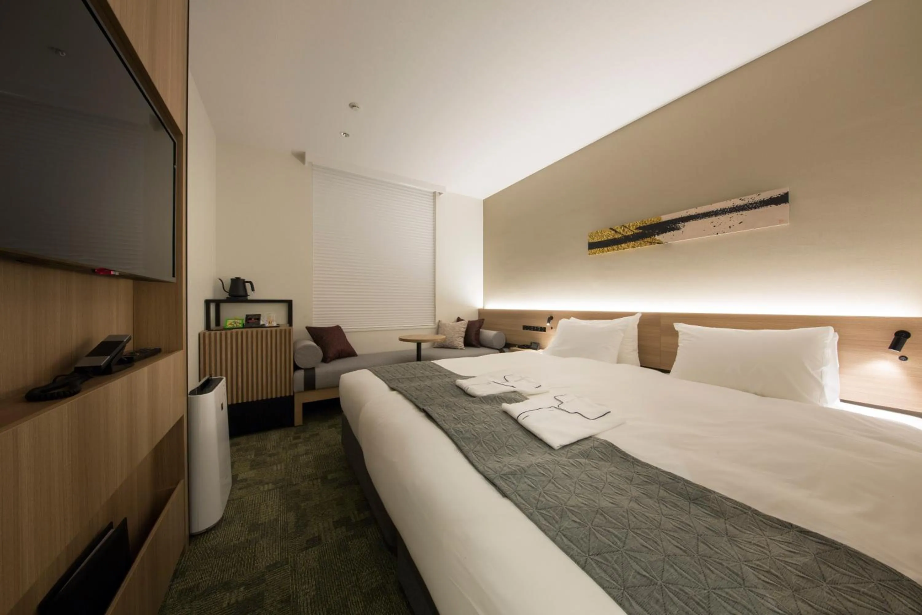 Bed in Shizutetsu Hotel Prezio Kyoto Shijo