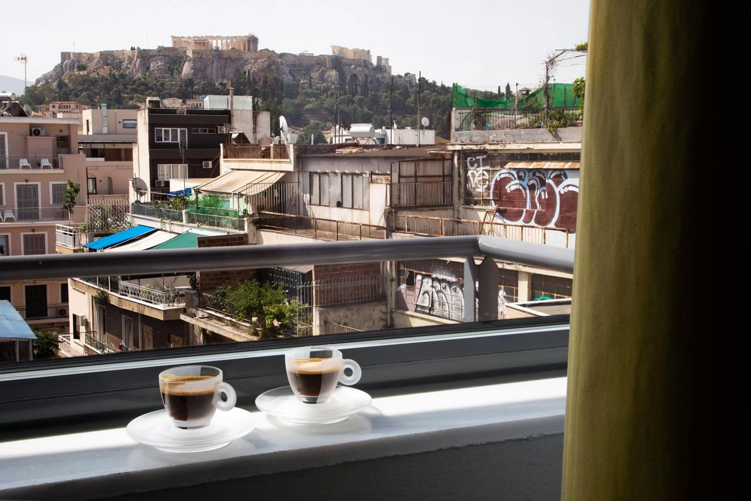 City view in Downtown Athens Lofts - The Acropolis Observatory