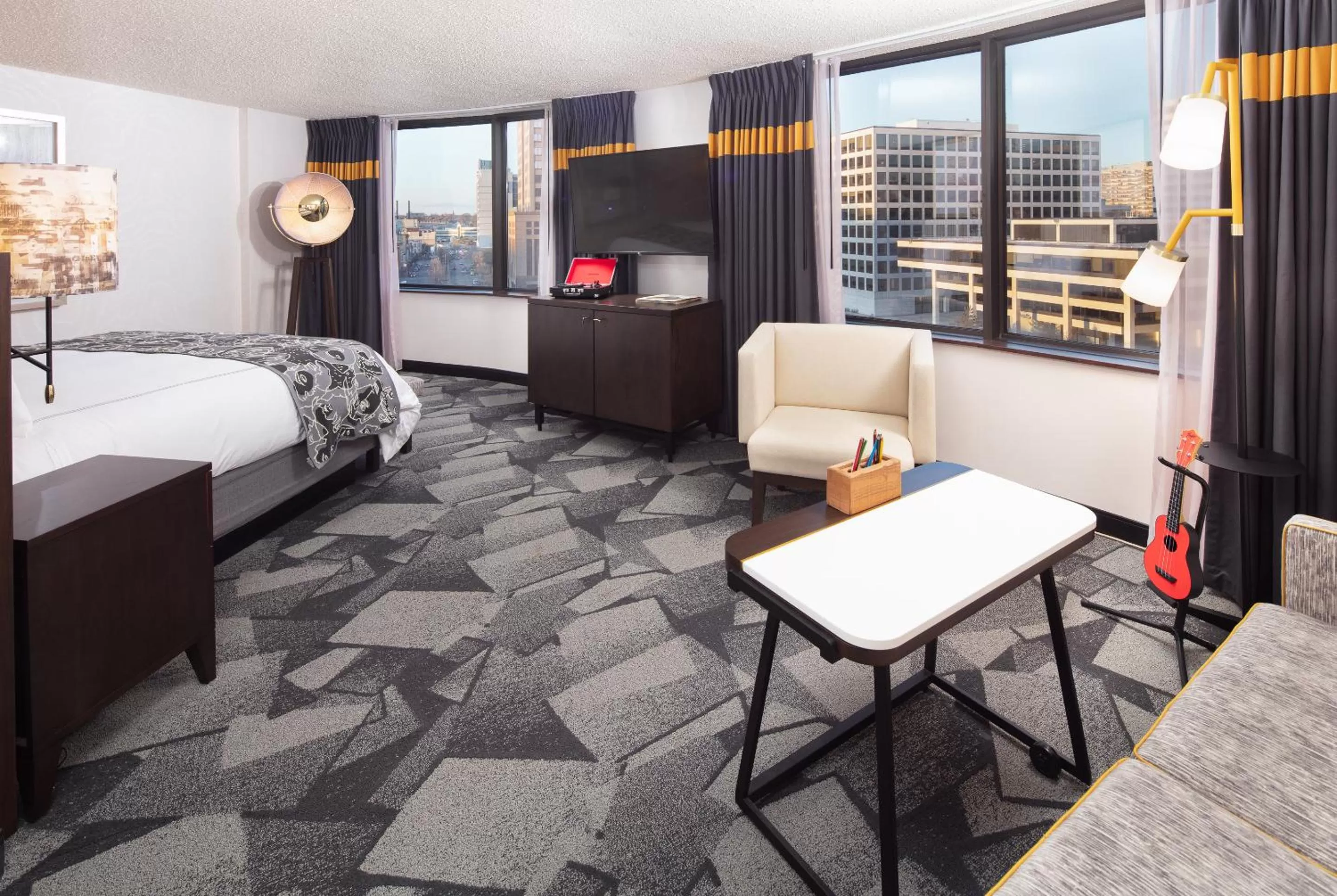 Living room, Bed in Saint Kate - The Arts Hotel