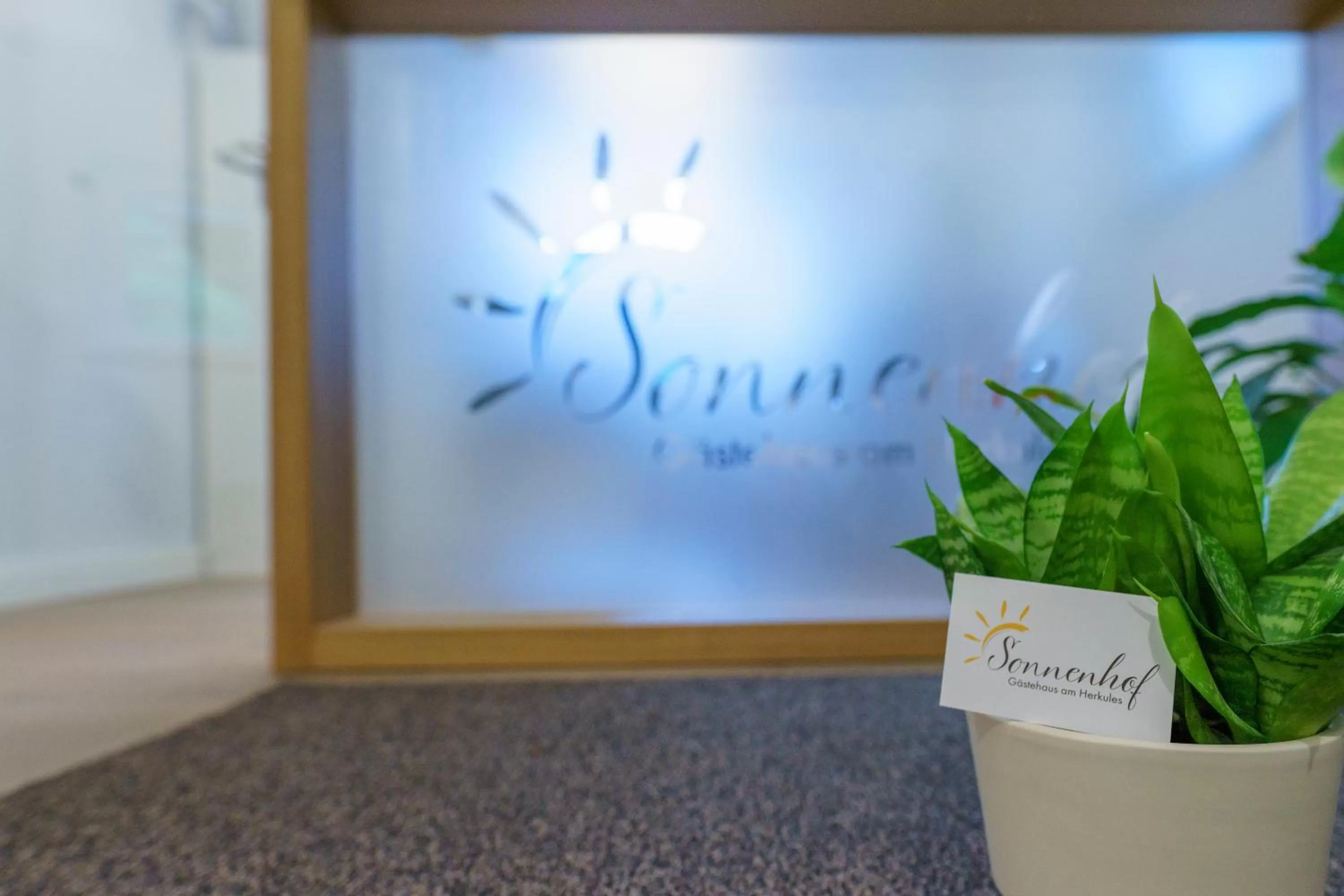 Lobby or reception in Gästehaus Sonnenhof