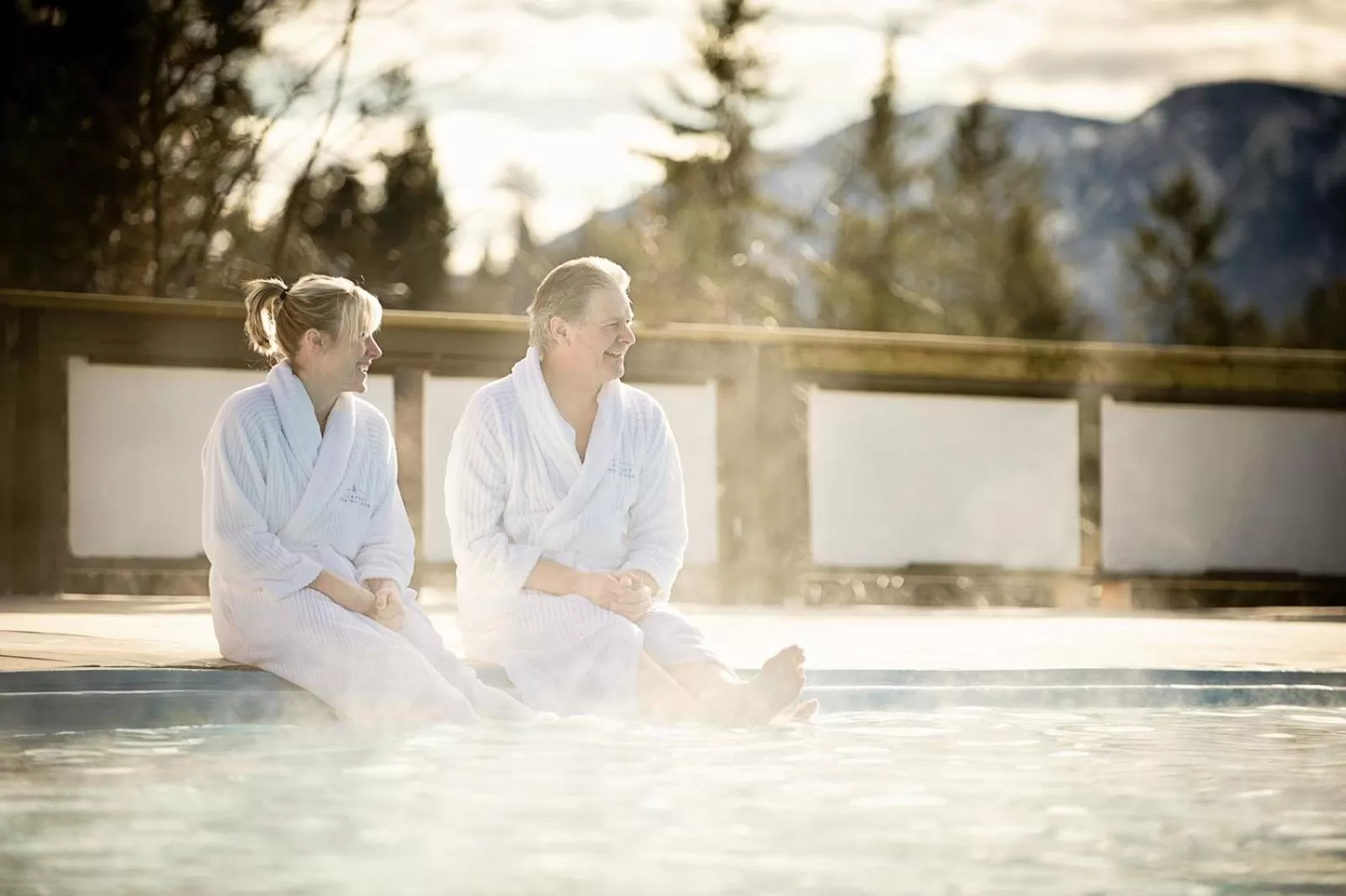 Hot Spring Bath in Fairmont Hot Springs Resort