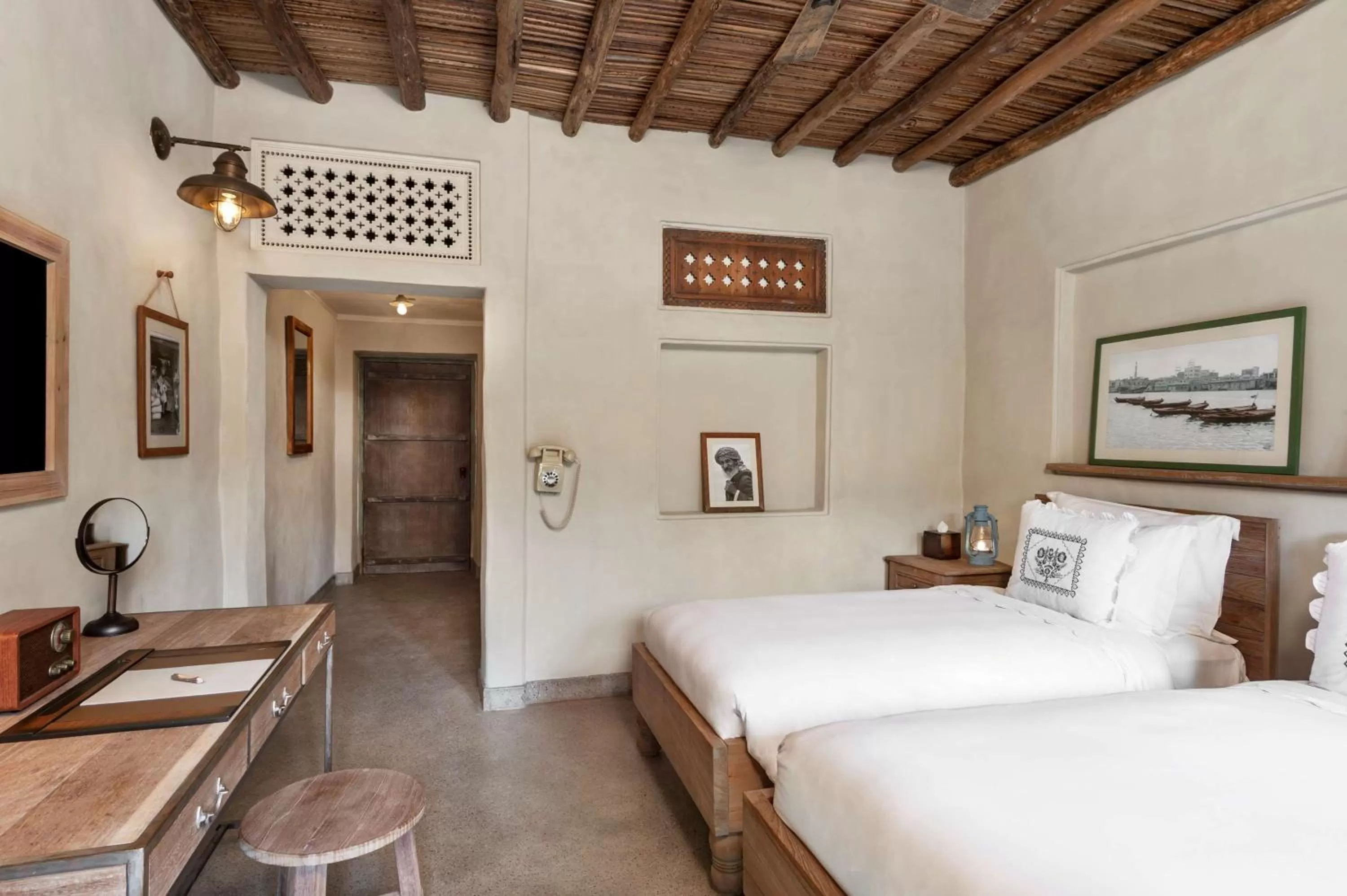 Bed in Al Seef Heritage Hotel Dubai, Curio Collection by Hilton