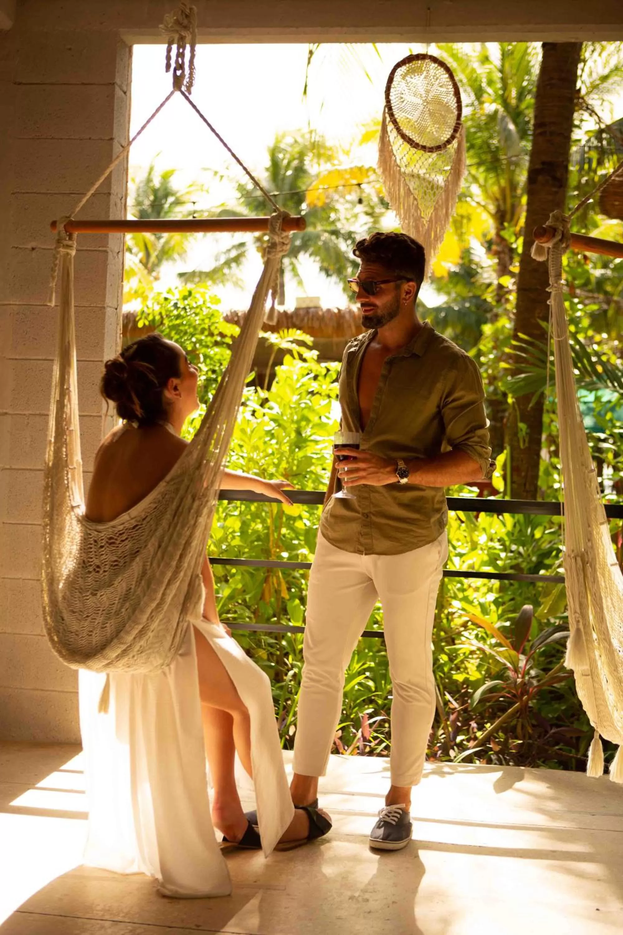 Balcony/Terrace in Nomads Hotel, Hostel & Beachclub