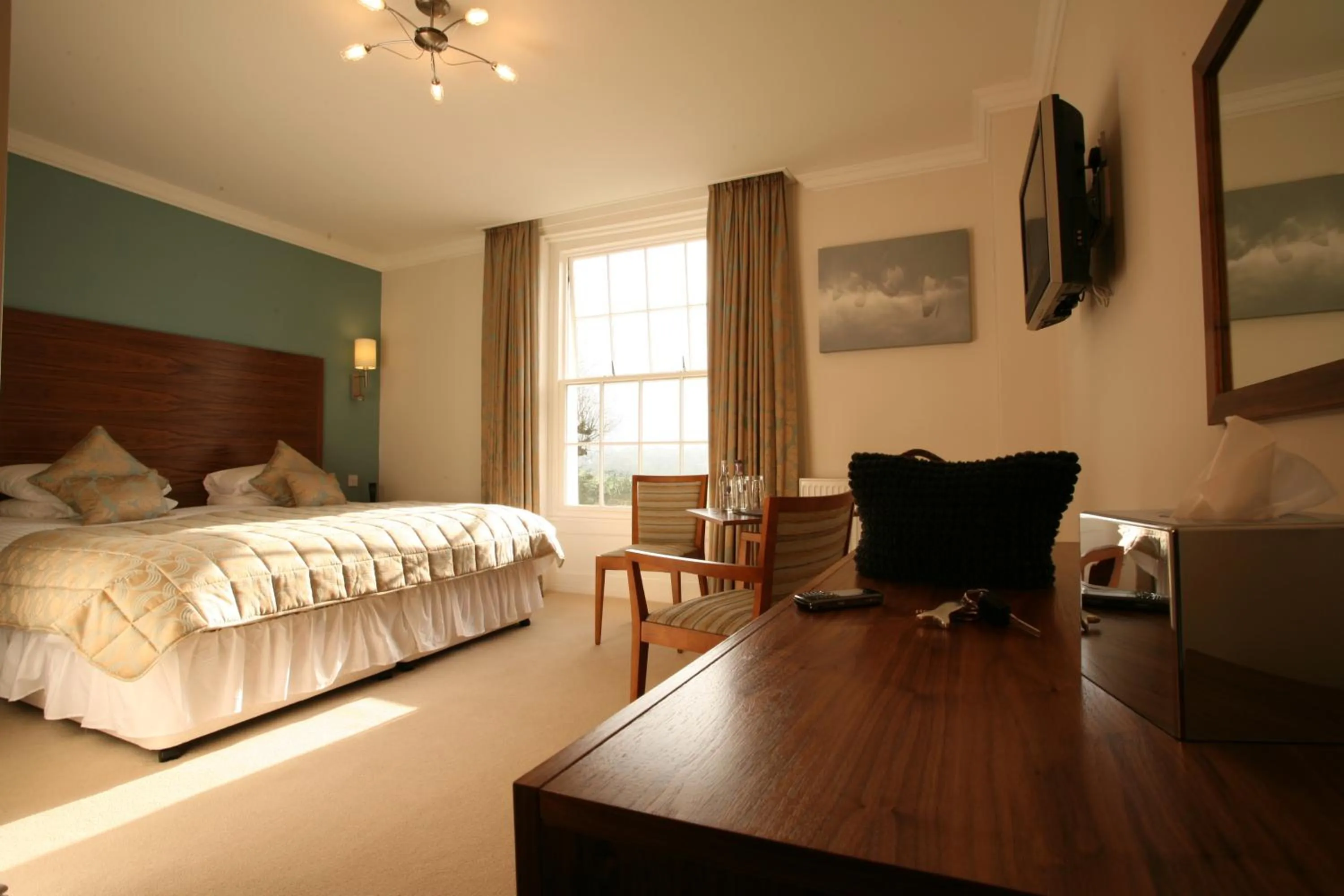 Bed in Fishmore Hall Hotel and Boutique Spa