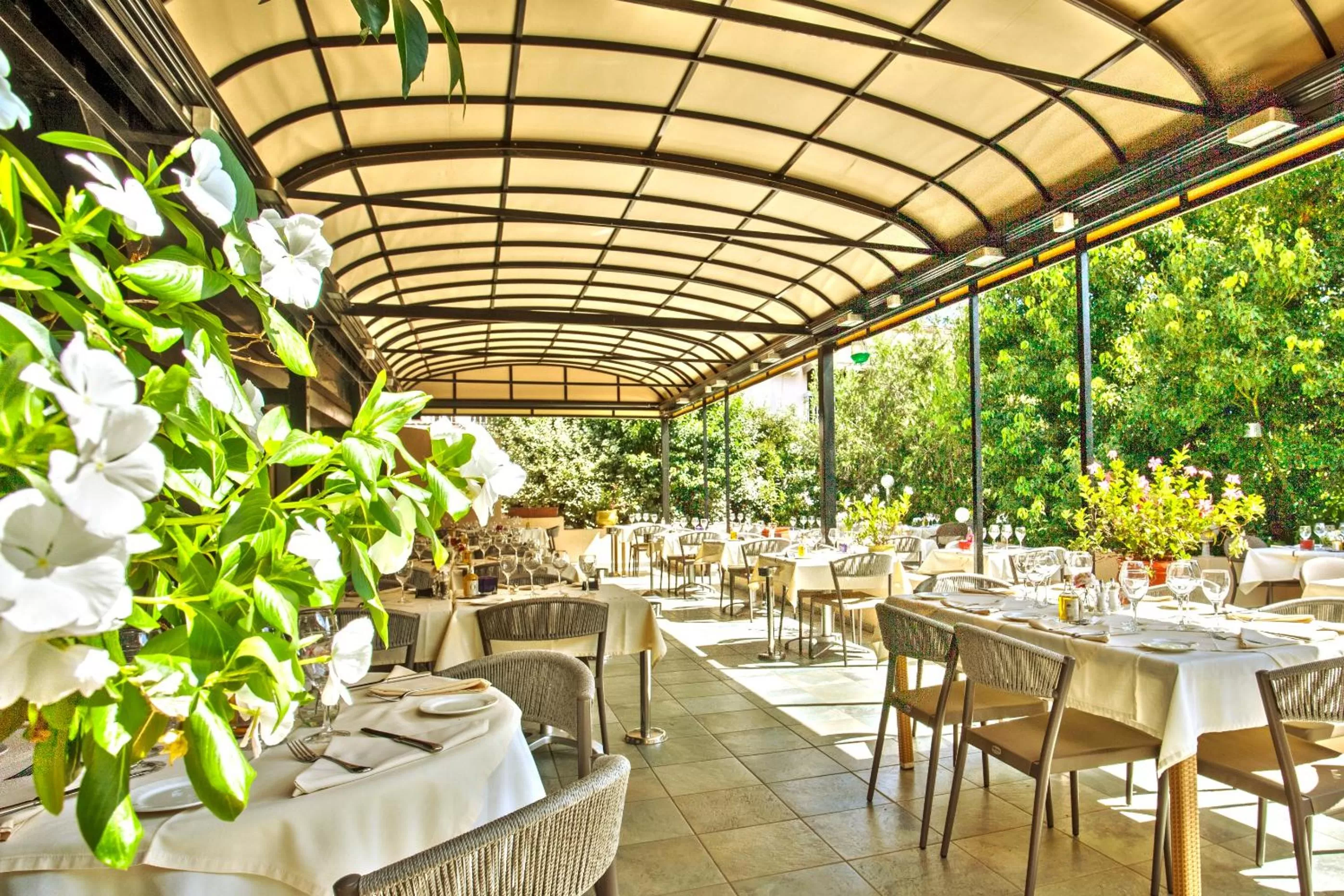 Patio in Chez Walter