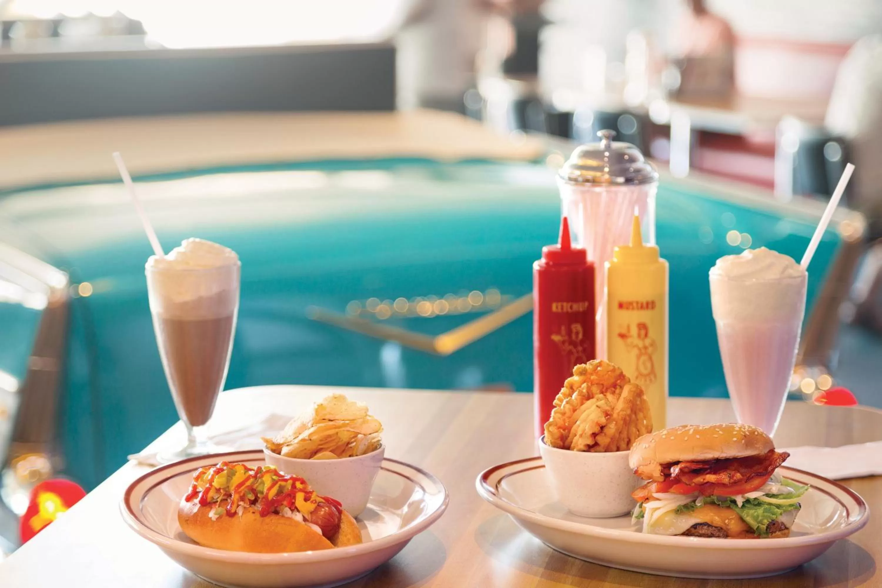 Dining area in Hyatt Ziva Cancun All-Inclusive