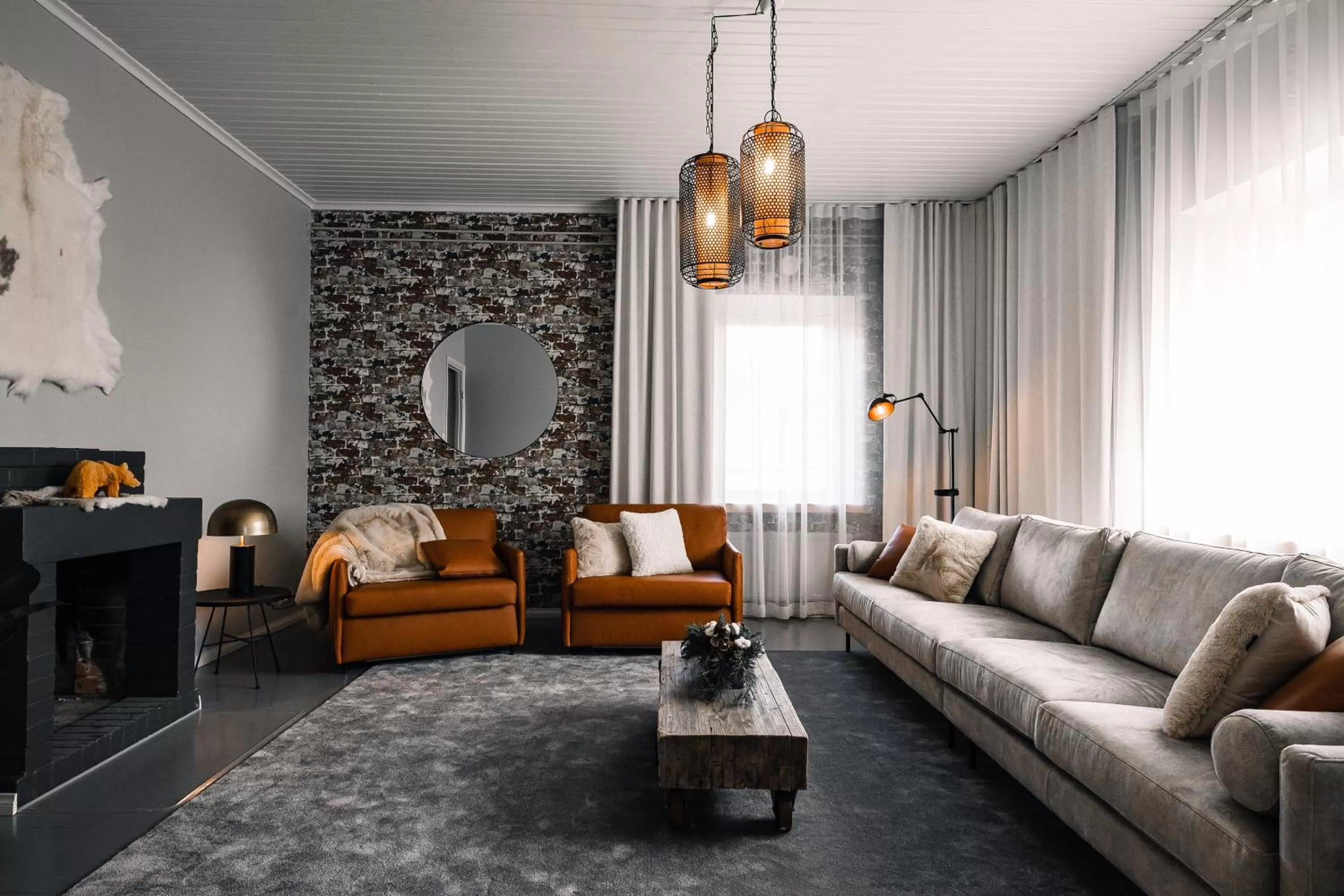 Living room in Apukka Resort