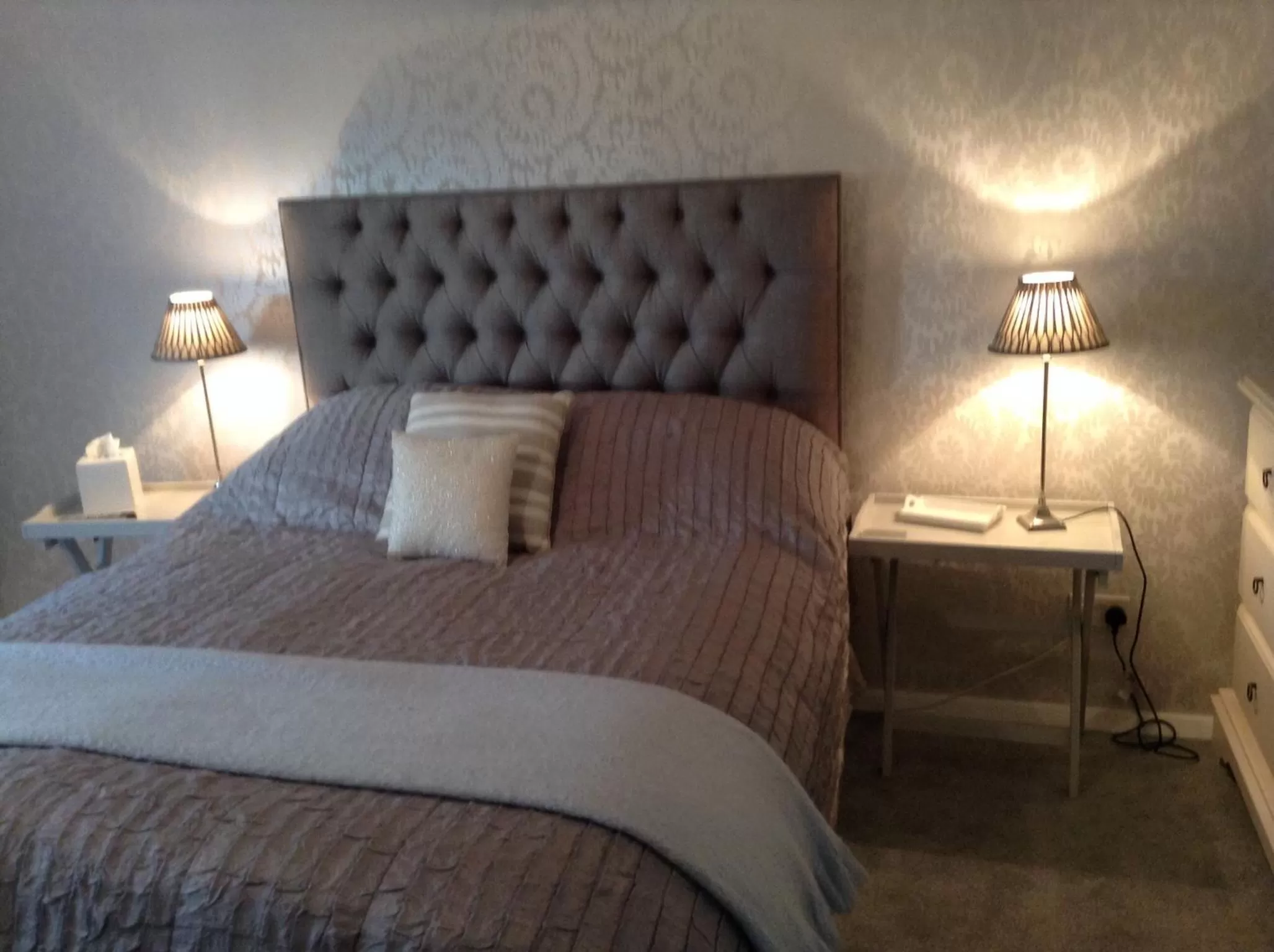 Bed in Birtles Farm Bed and Breakfast