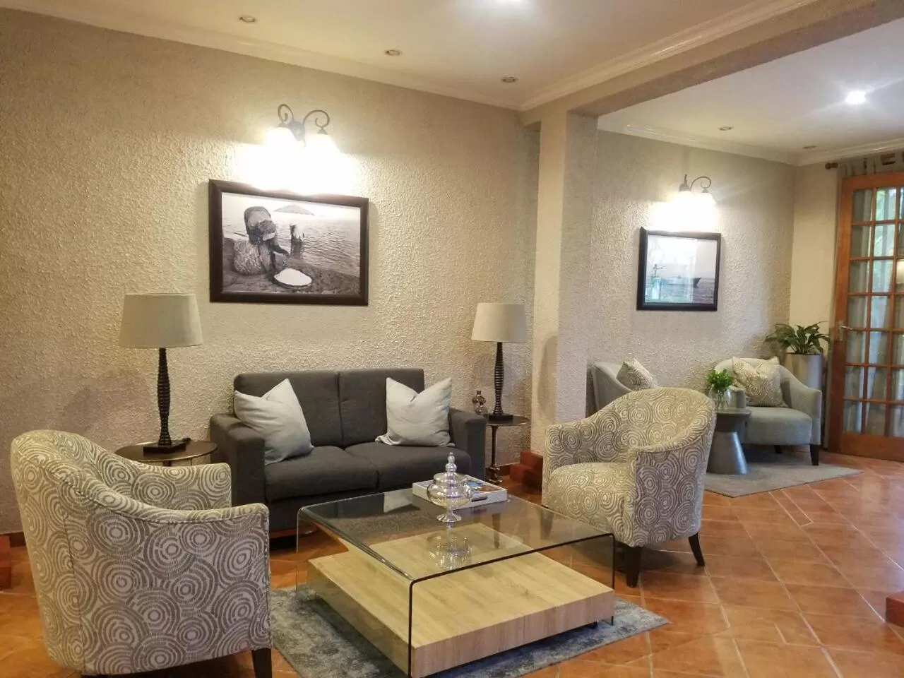 Seating Area in Ufulu Gardens Hotel