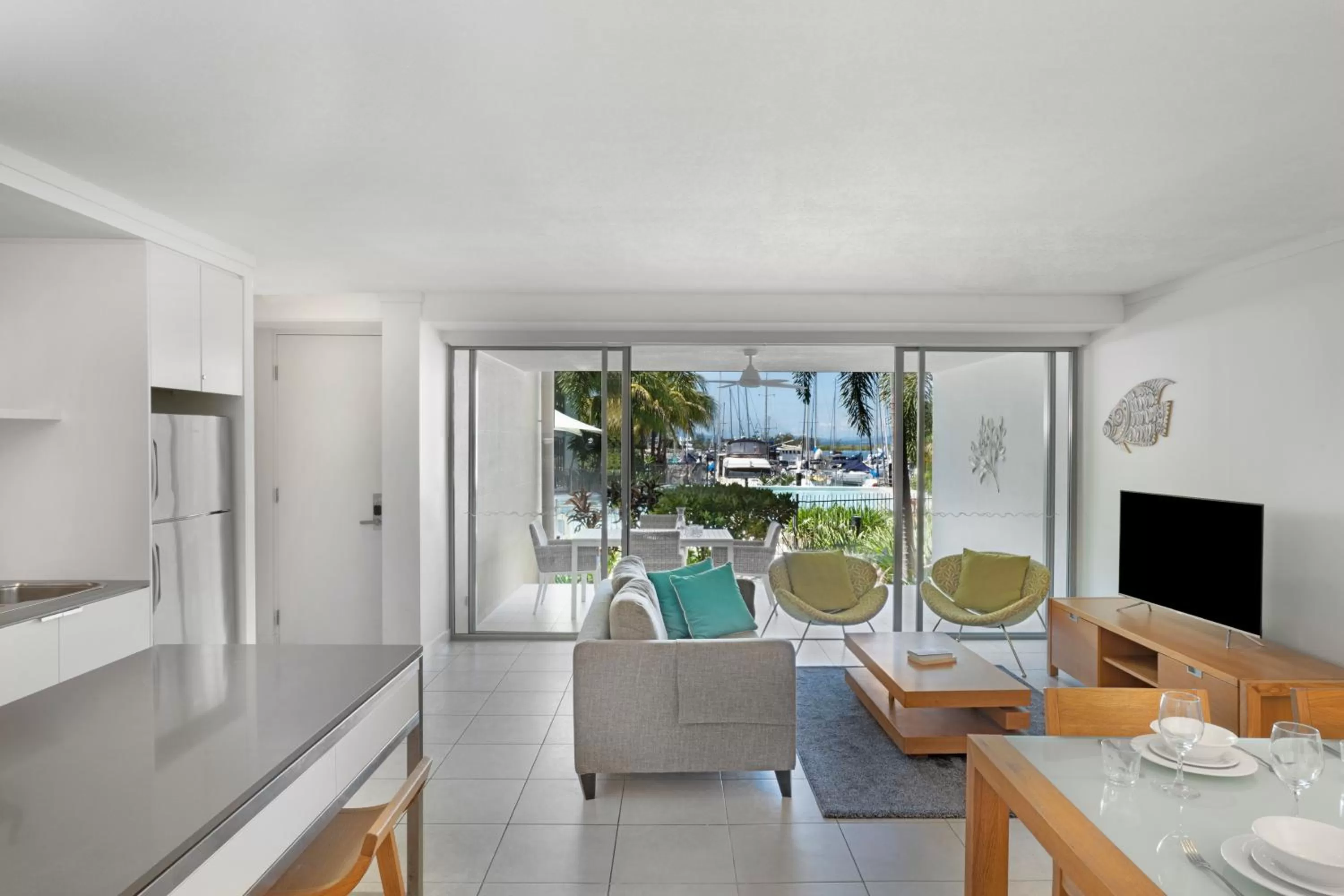 Living room in Peppers Blue on Blue