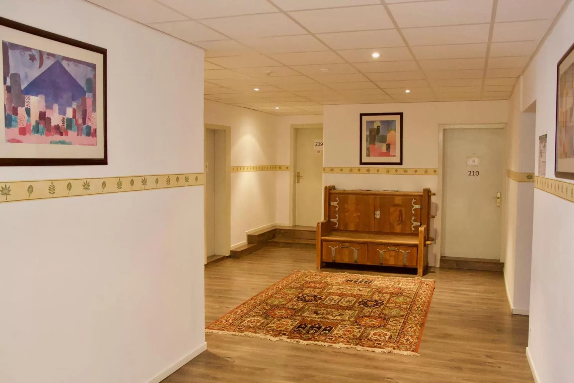 Lobby or reception in Hotel Goldene Traube