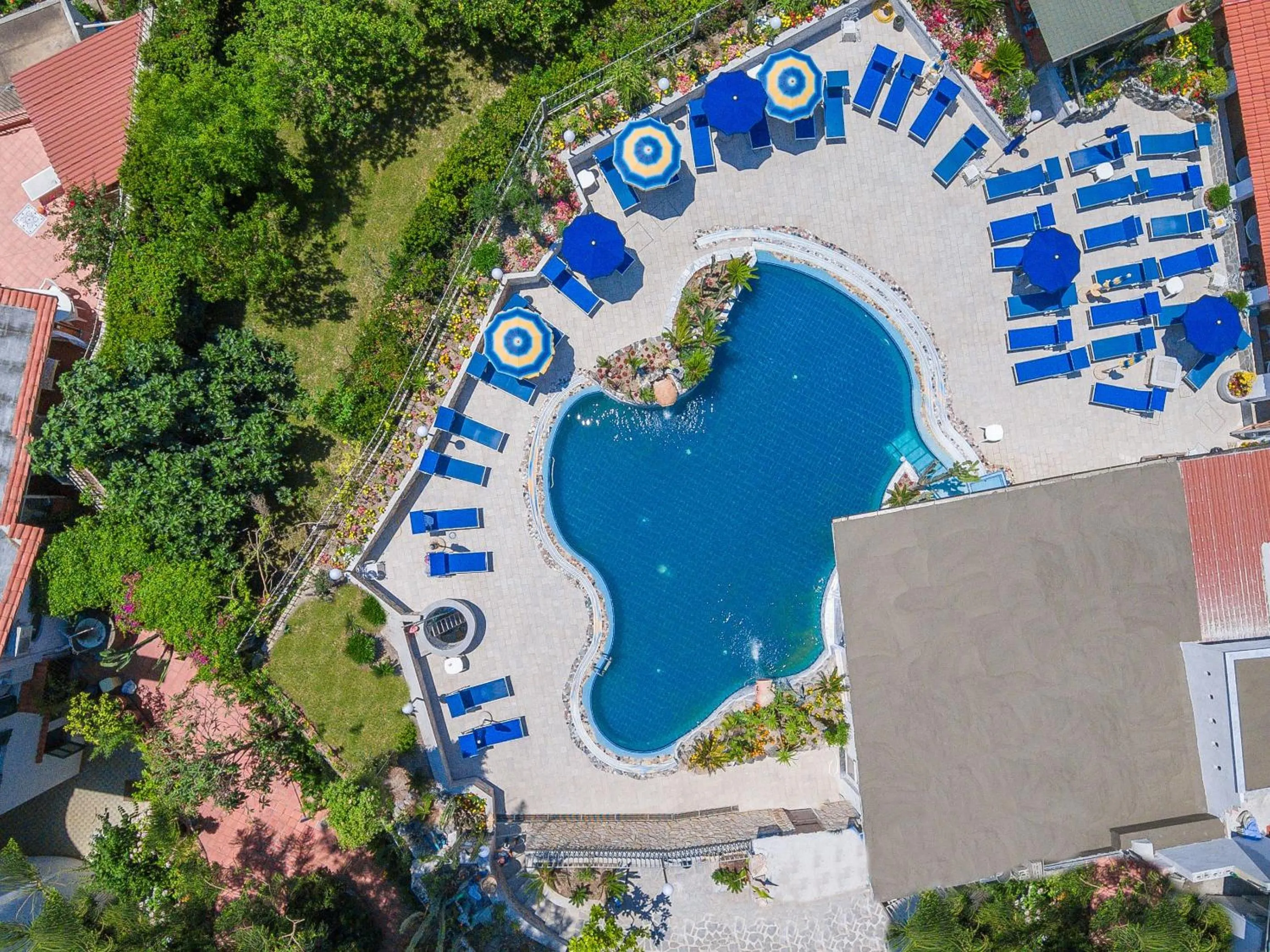 Bird's eye view in Hotel Terme Saint Raphael