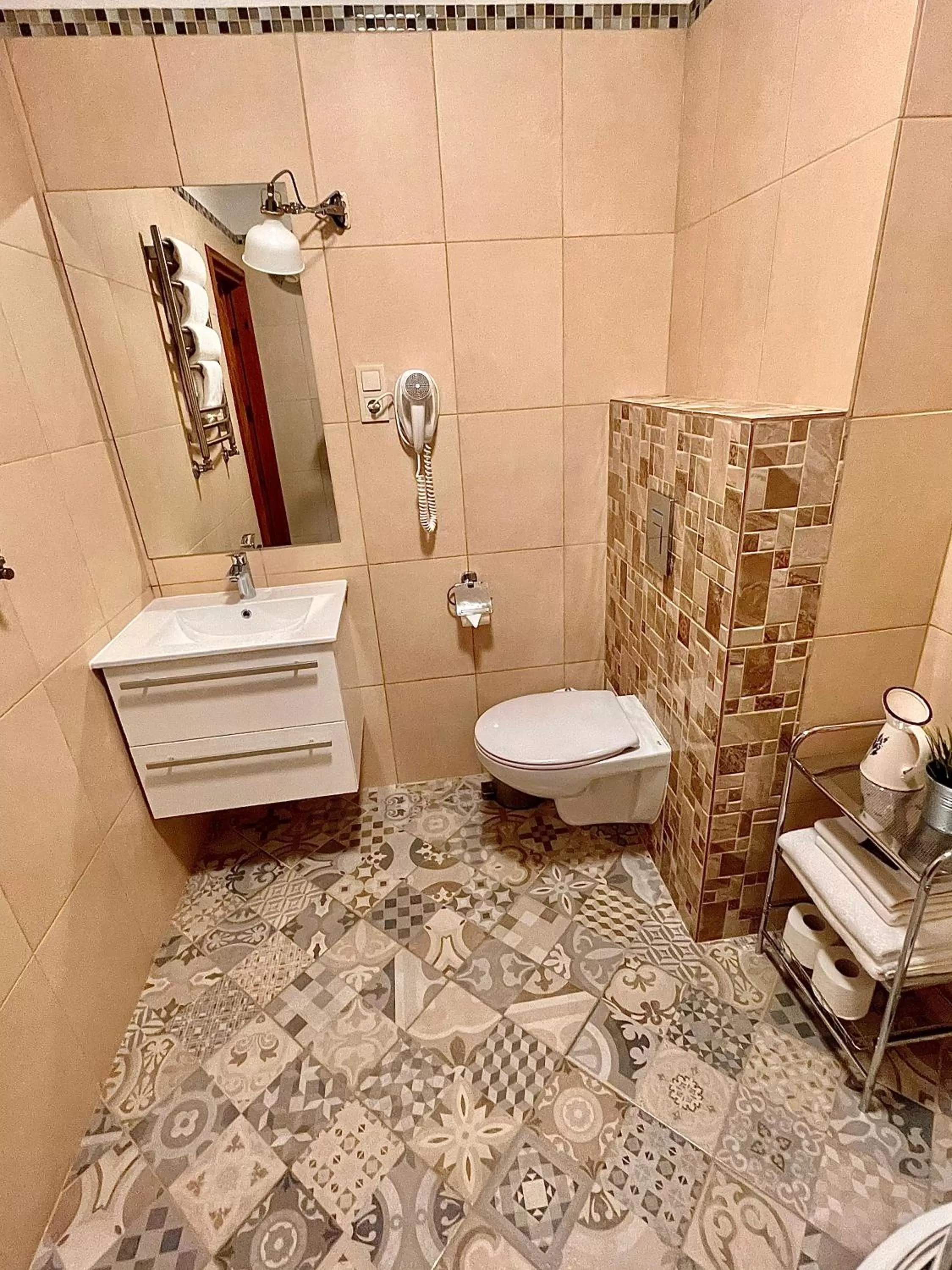 Toilet, Bathroom in Hotel Vilhelmine