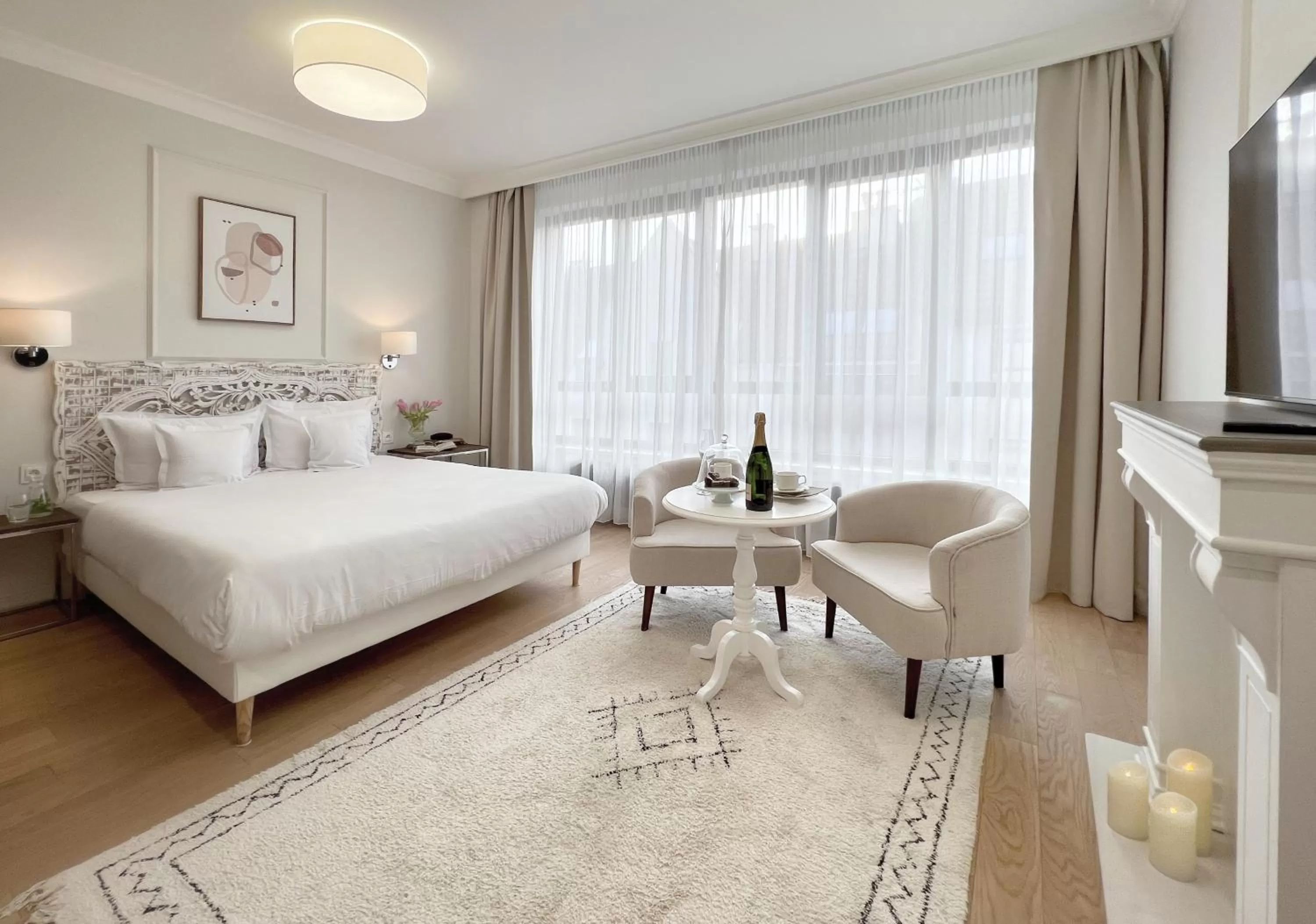 Bed in Kurkowa Apartments