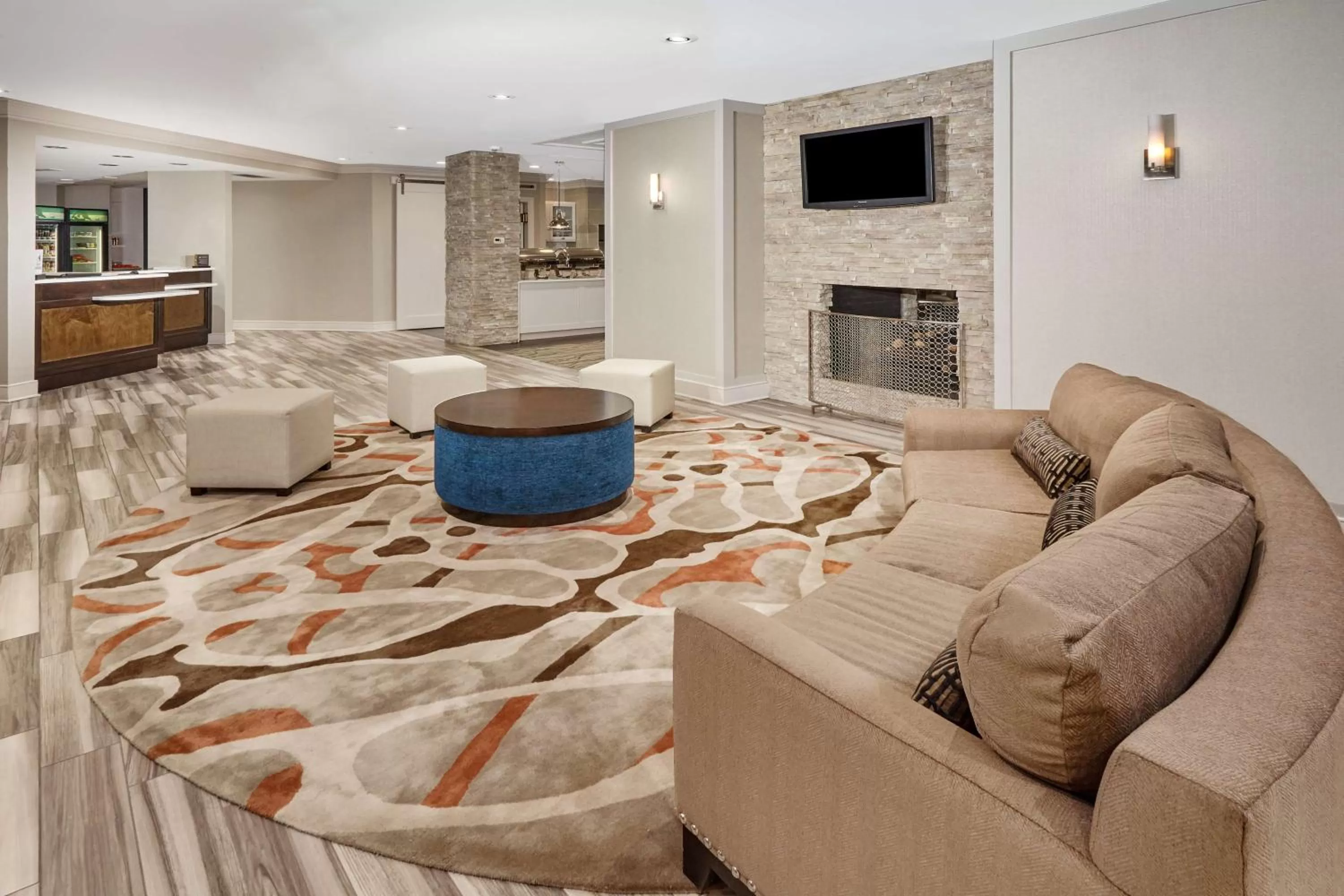 Lobby or reception in Homewood Suites by Hilton Indianapolis At The Crossing