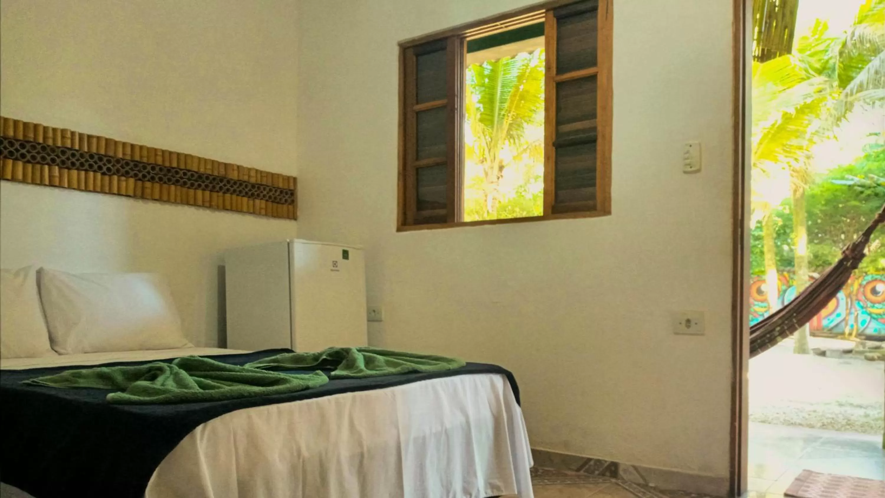 Bed in Pousada e Hostel Marthi