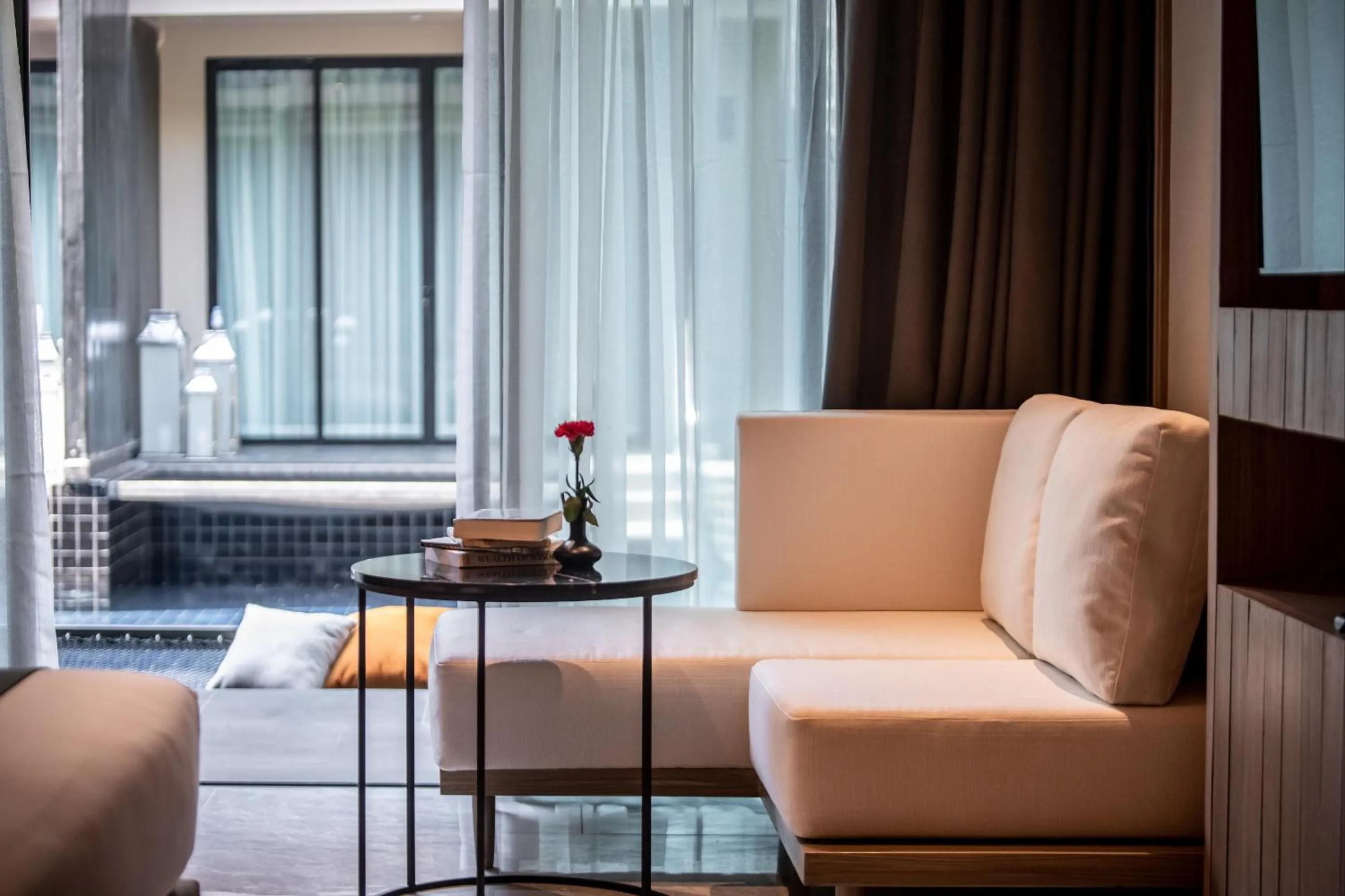 Living room in Areca Resort and Spa