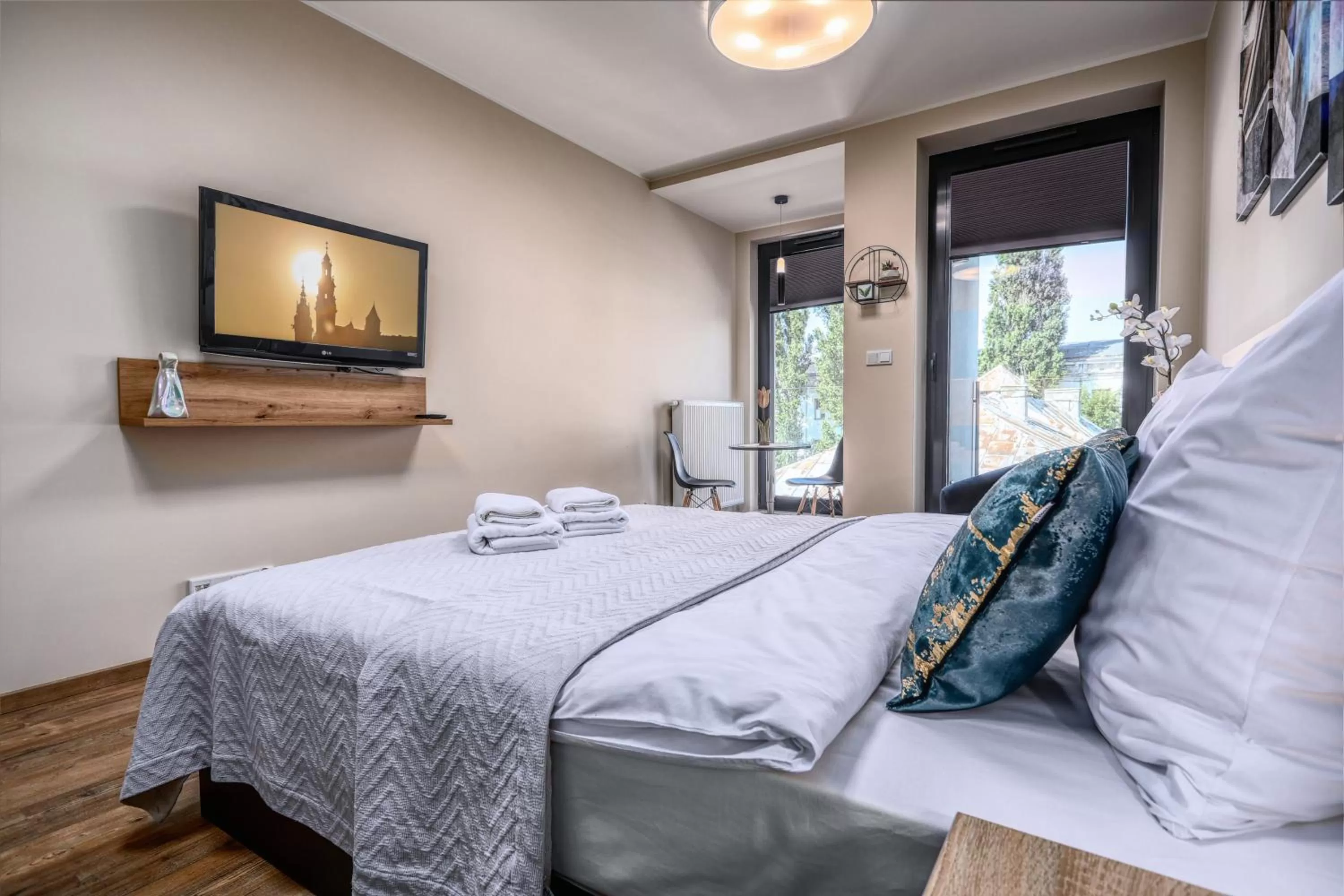 TV and multimedia, Bed in RAJSKA 3 by PI Apartments